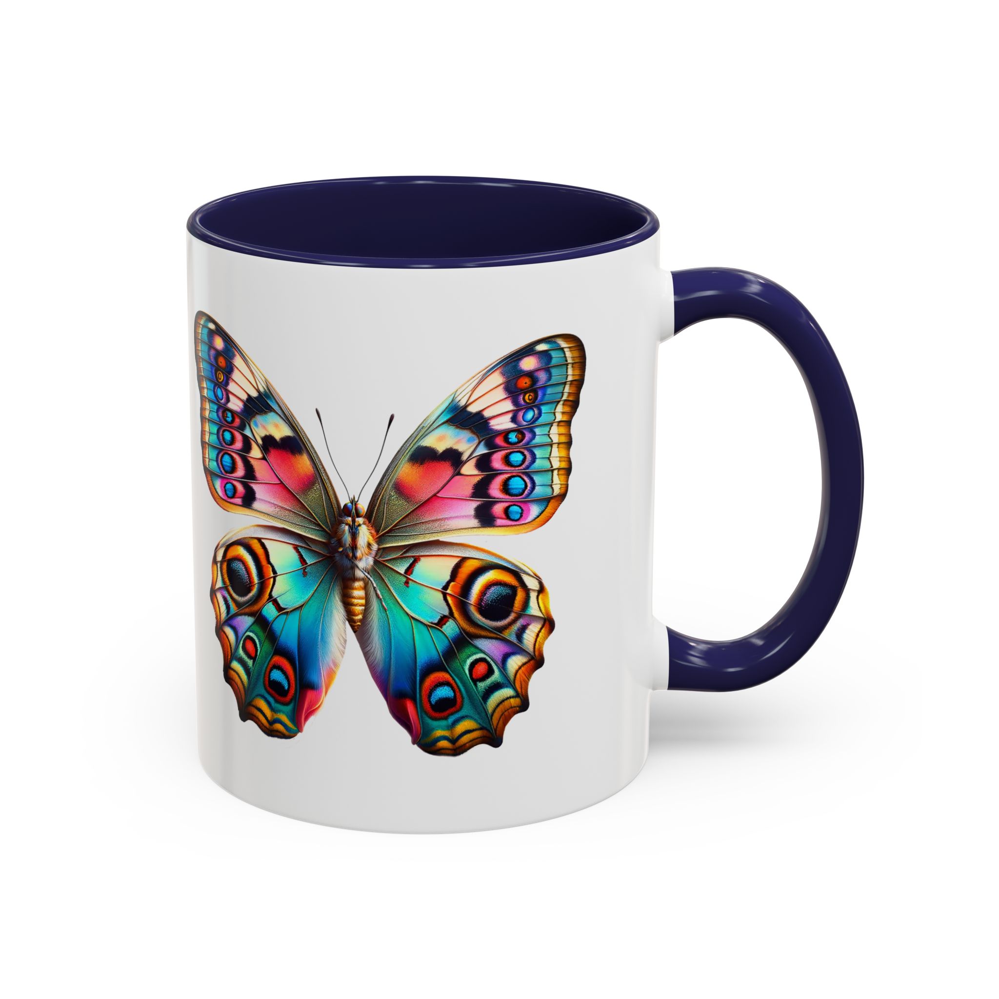 Coffee mug Butterfly unique cup boho gift for her office accessory cute mug nature design - Imagen 9