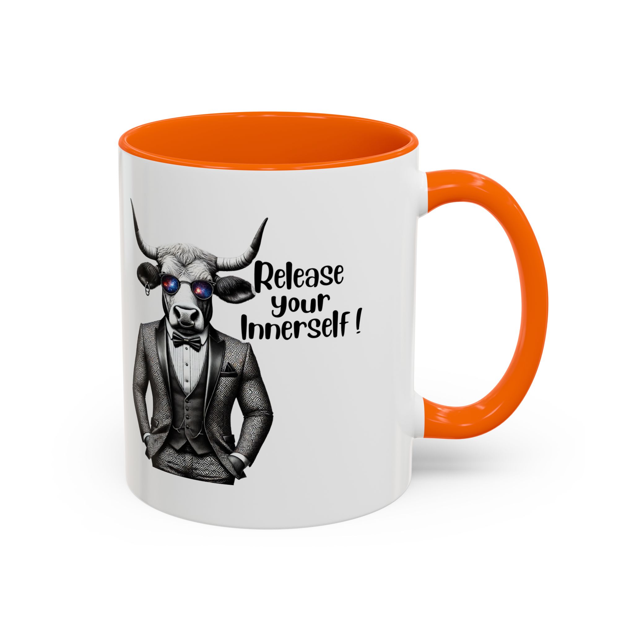 Coffee mug funny motivational gift for her cute cup tea lover cool boho mug office accessory self confidence design bull – Image 41