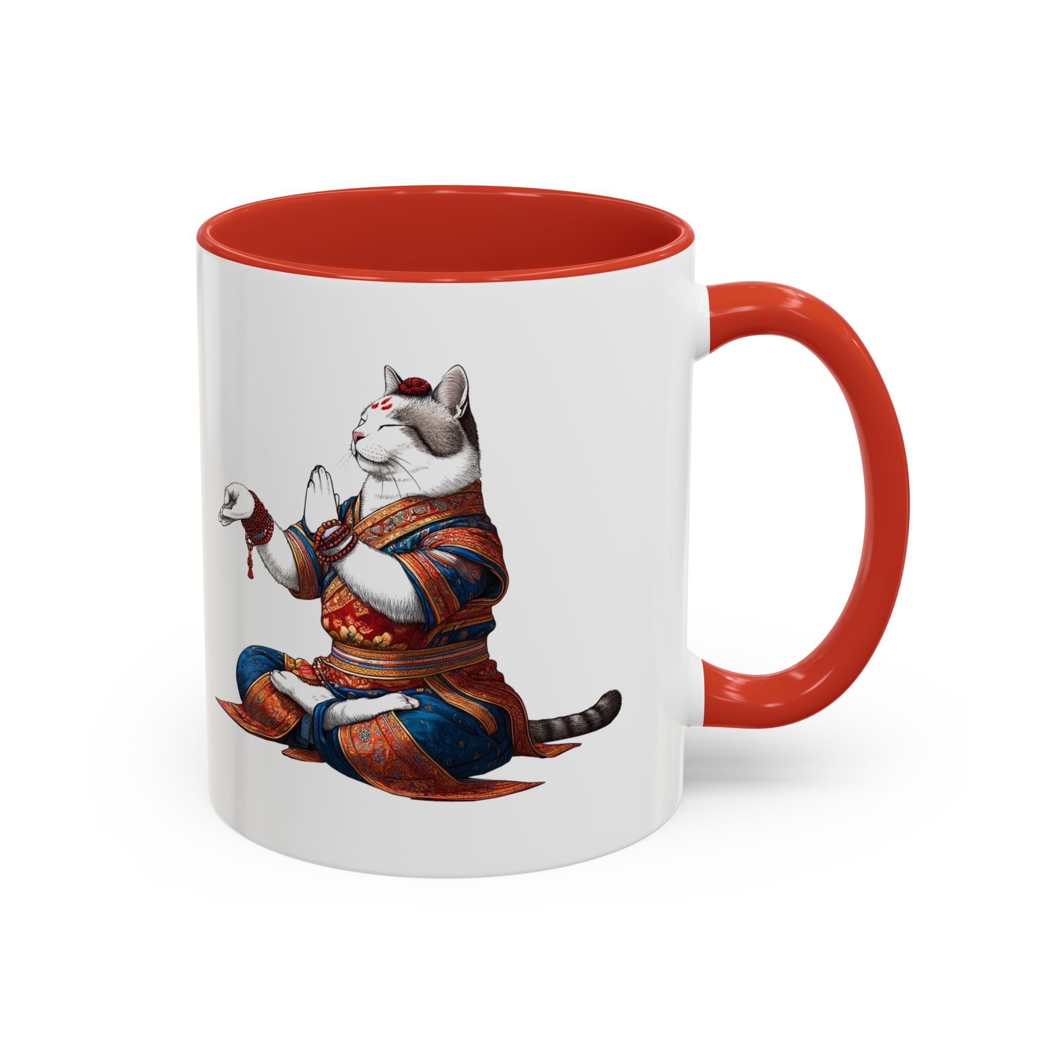 Office Mug cat lover yoga gift for mom Tea cup coffee Mug meditation accessory mindfulness pet design - Image 17