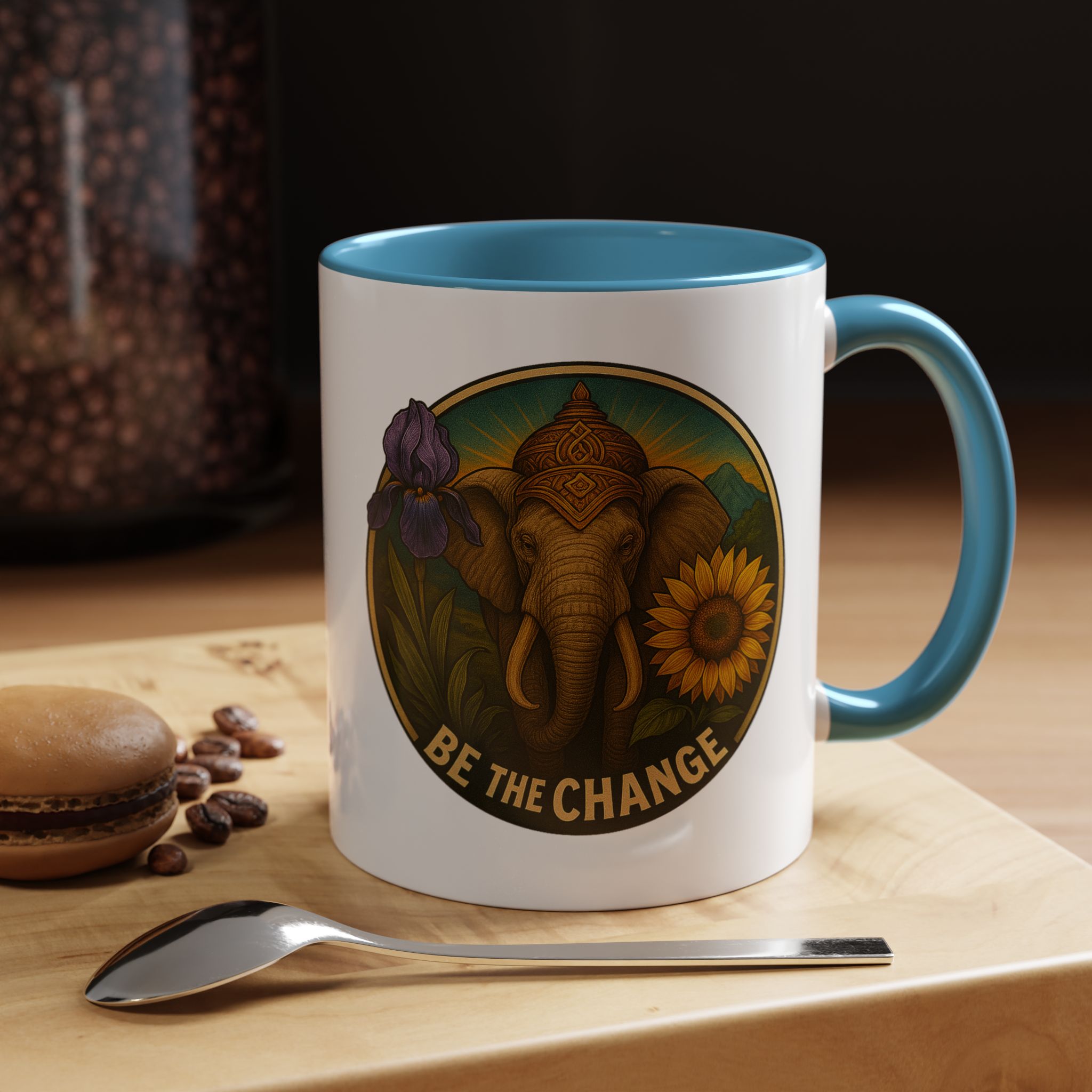 Surrealist coffee mug buddha Fantasy mug Limited Edition Hand Drawn Art by Real Artist - Imagen 35