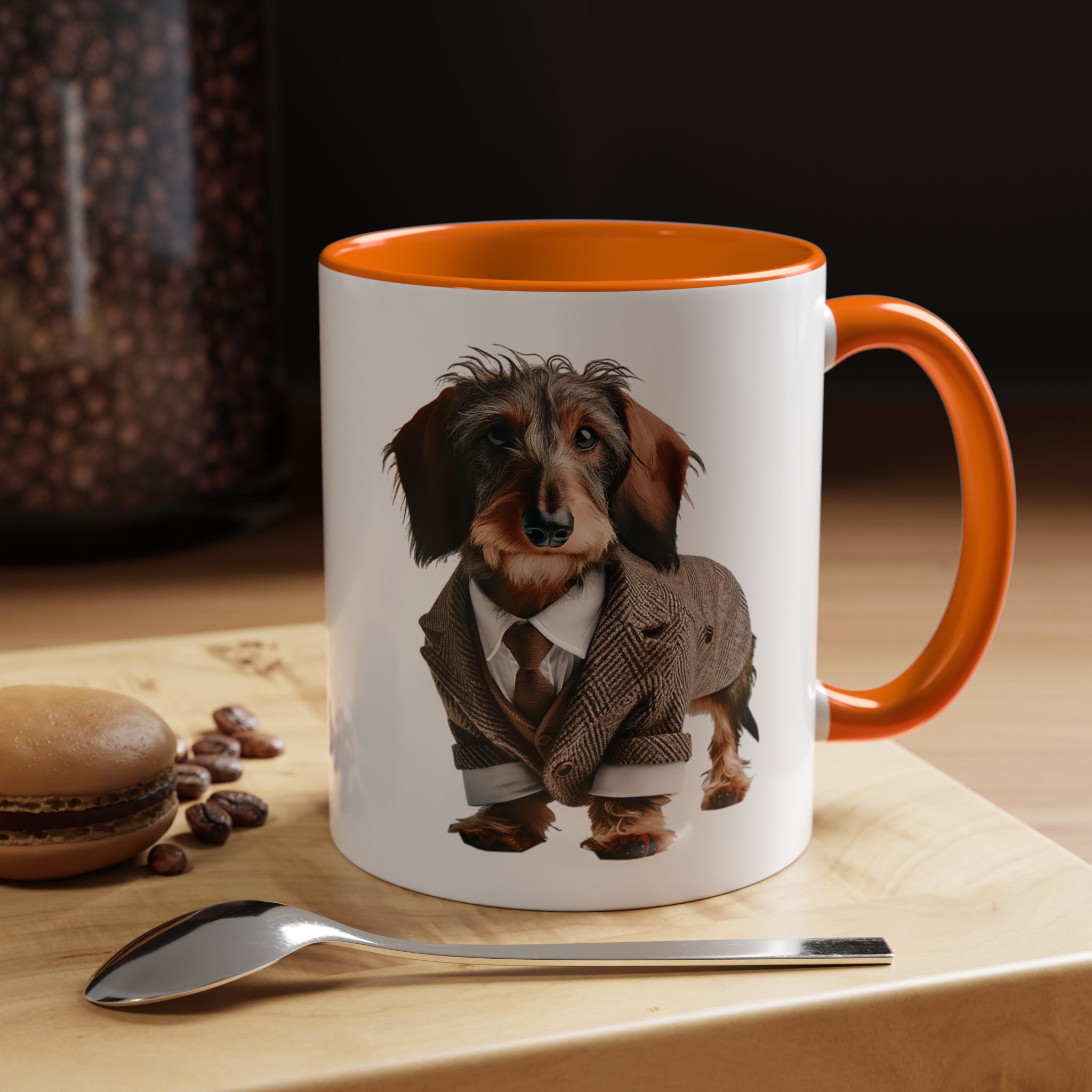 Office mug Dachshund coffee Cup Dog love gift for her unique mug boho tea cup puppy design pet accessory - Image 43