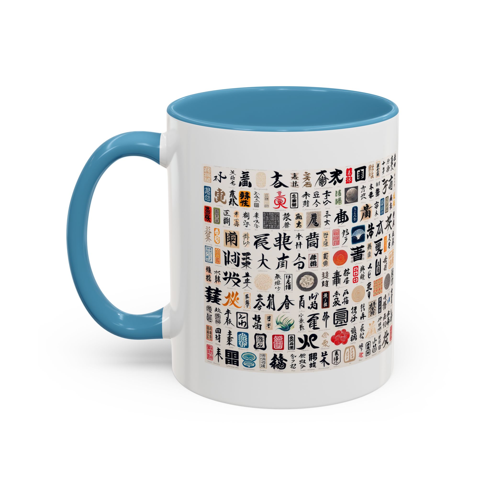 Coffee Mug calligraphy Japan Cup tea lover gift for her cute mug office accessory japan design - Imagen 34