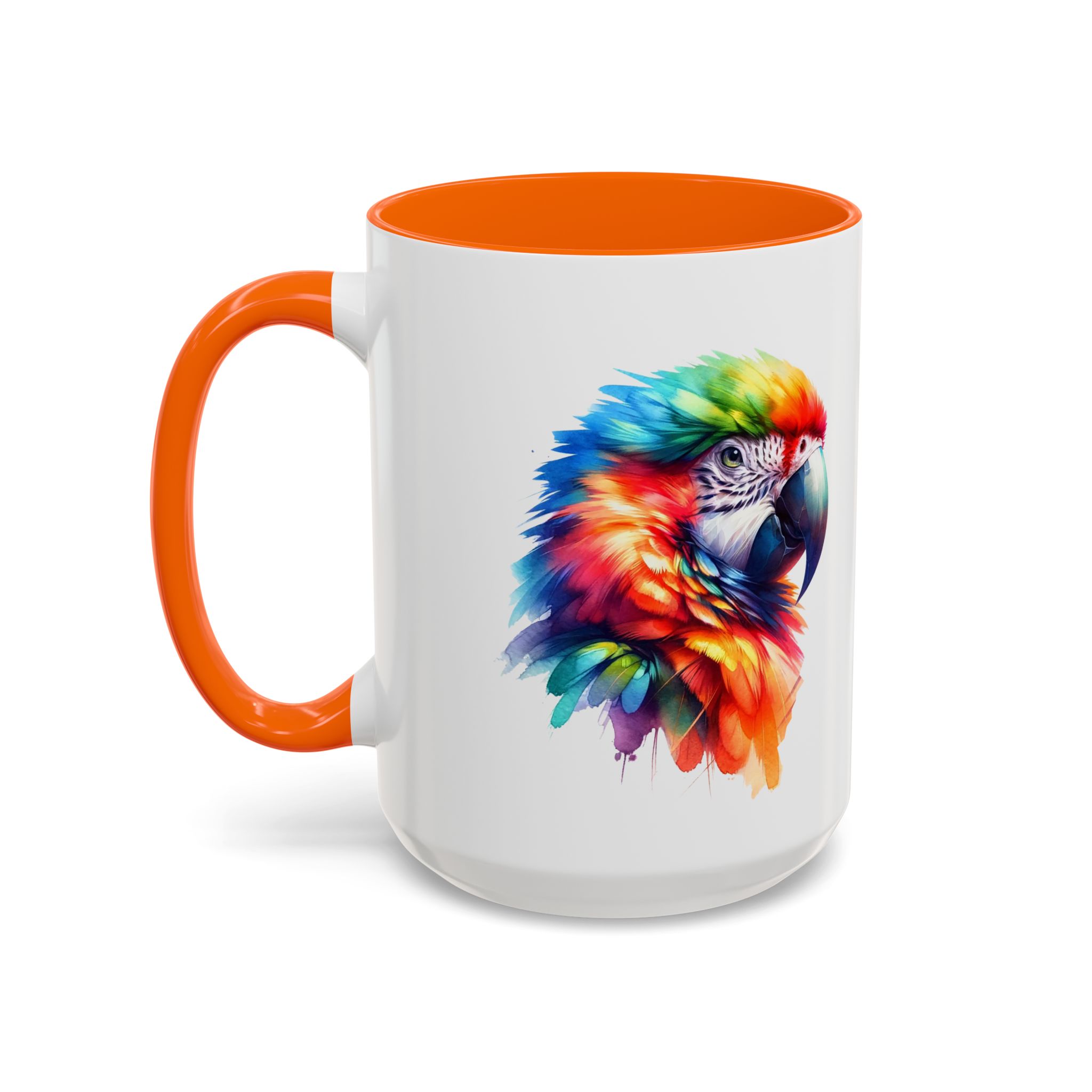Parrot Mug vivid colors bird lover Cup parrot print cool print nature lover accessory stylish print - Imagen 54
