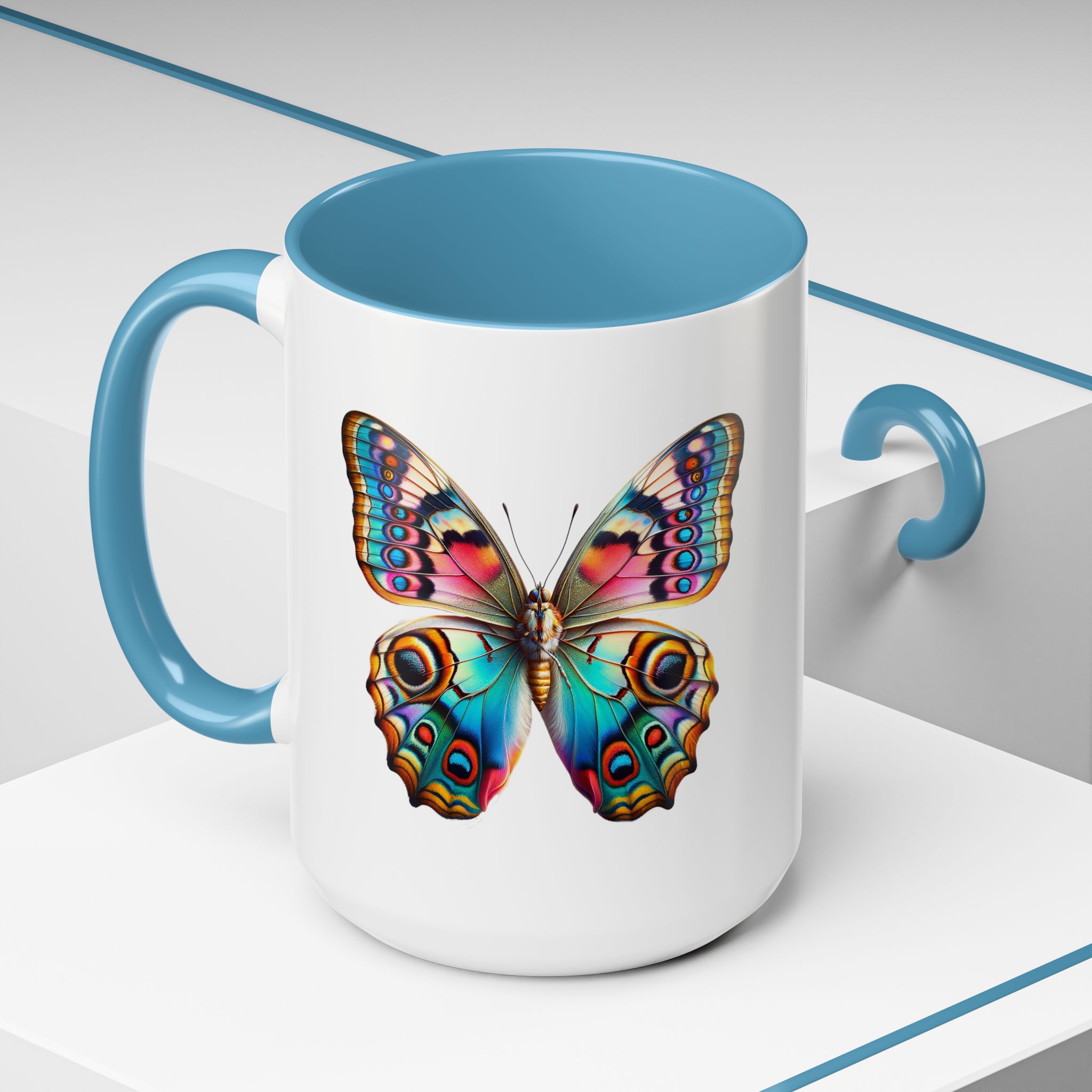 Coffee mug Butterfly unique cup boho gift for her office accessory cute mug nature design - Imagen 40