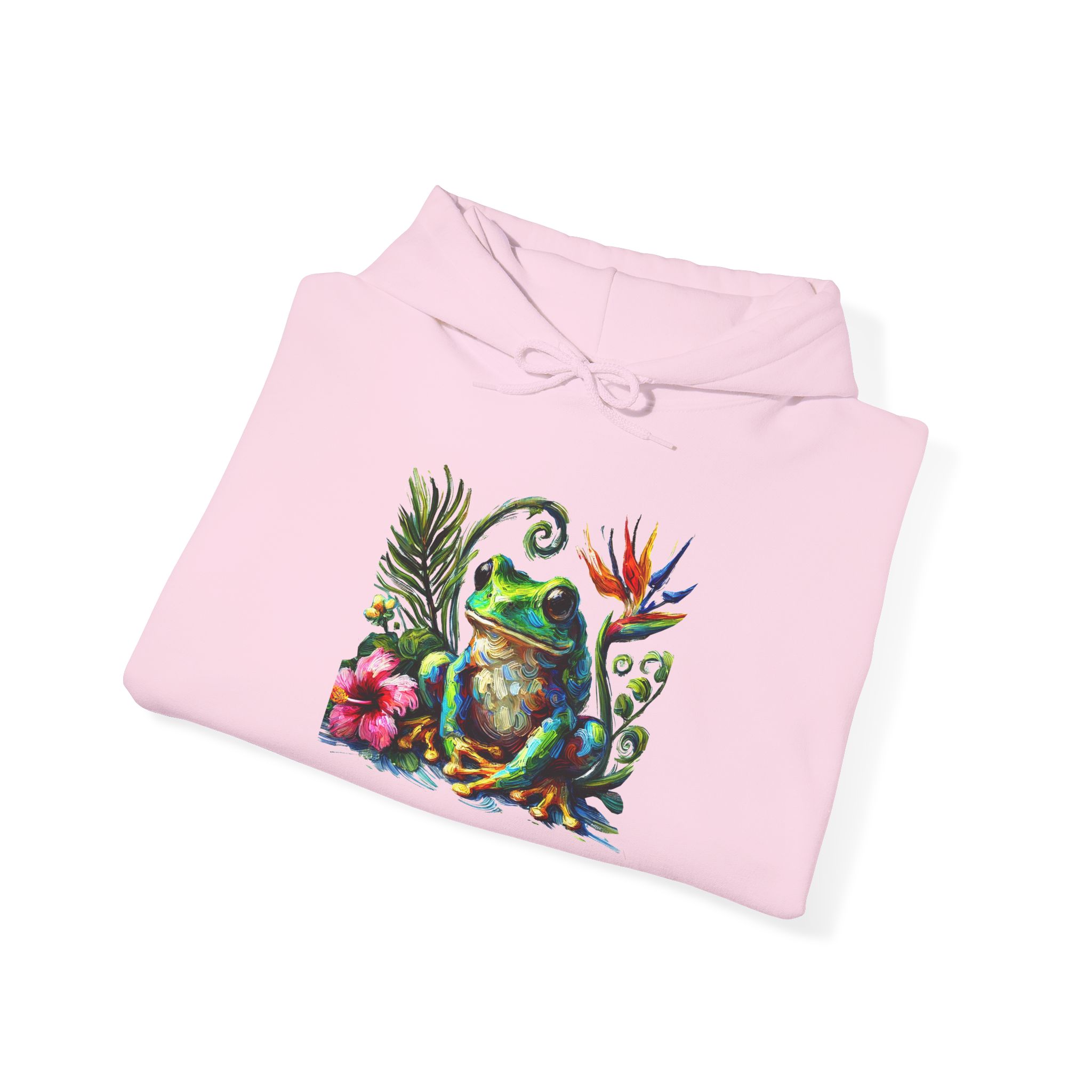 Frog Hoodie – Boho Frog sweatshirt – Tropical Sweatshirt nature print - Image 27