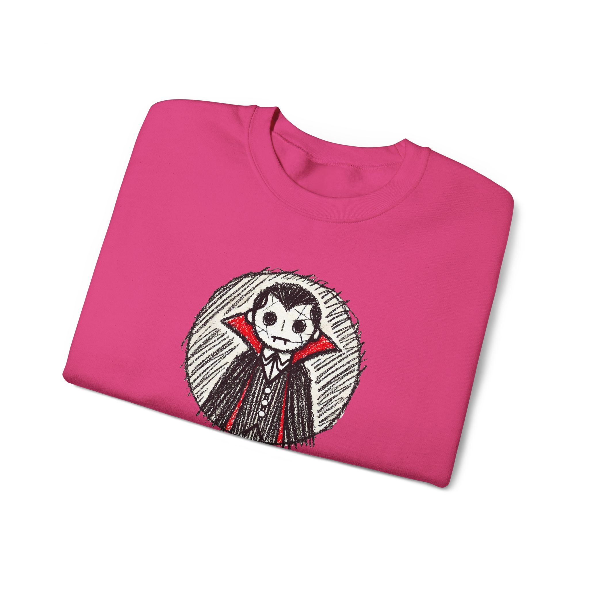 Dracula sweatshirt – Vampire sweatshirt – Gothic sweater vampire print - Image 29