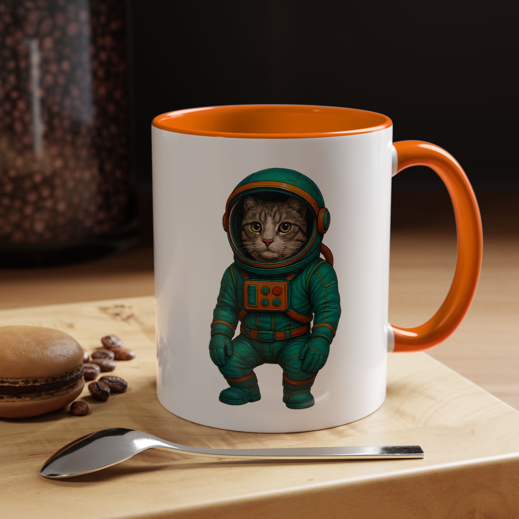 Coffee Mug funny Cat lover boho Mug Cat astronaut tea cup pet unique accessory kitten gift for her - Imagen 43
