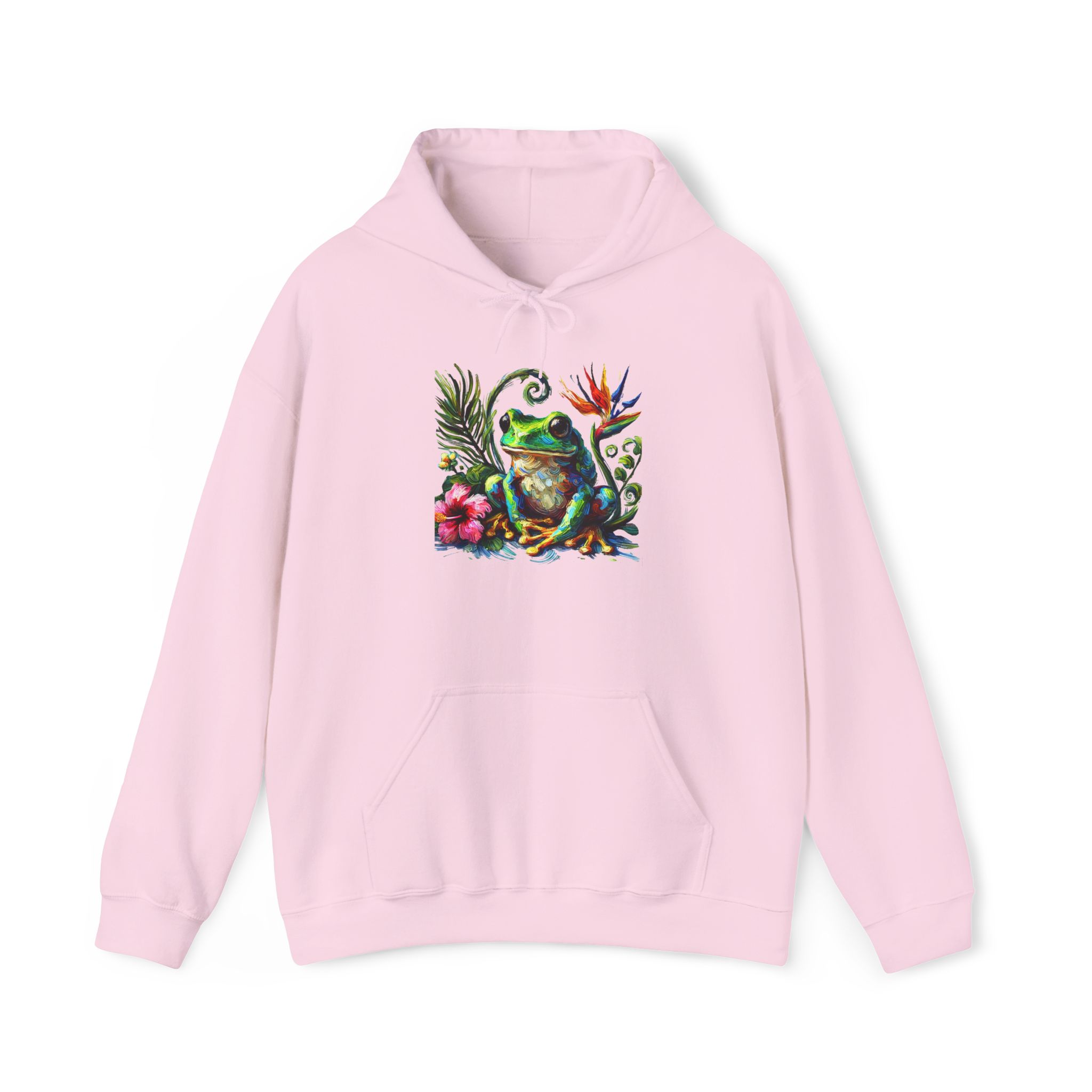 Frog Hoodie – Boho Frog sweatshirt – Tropical Sweatshirt nature print - Image 28