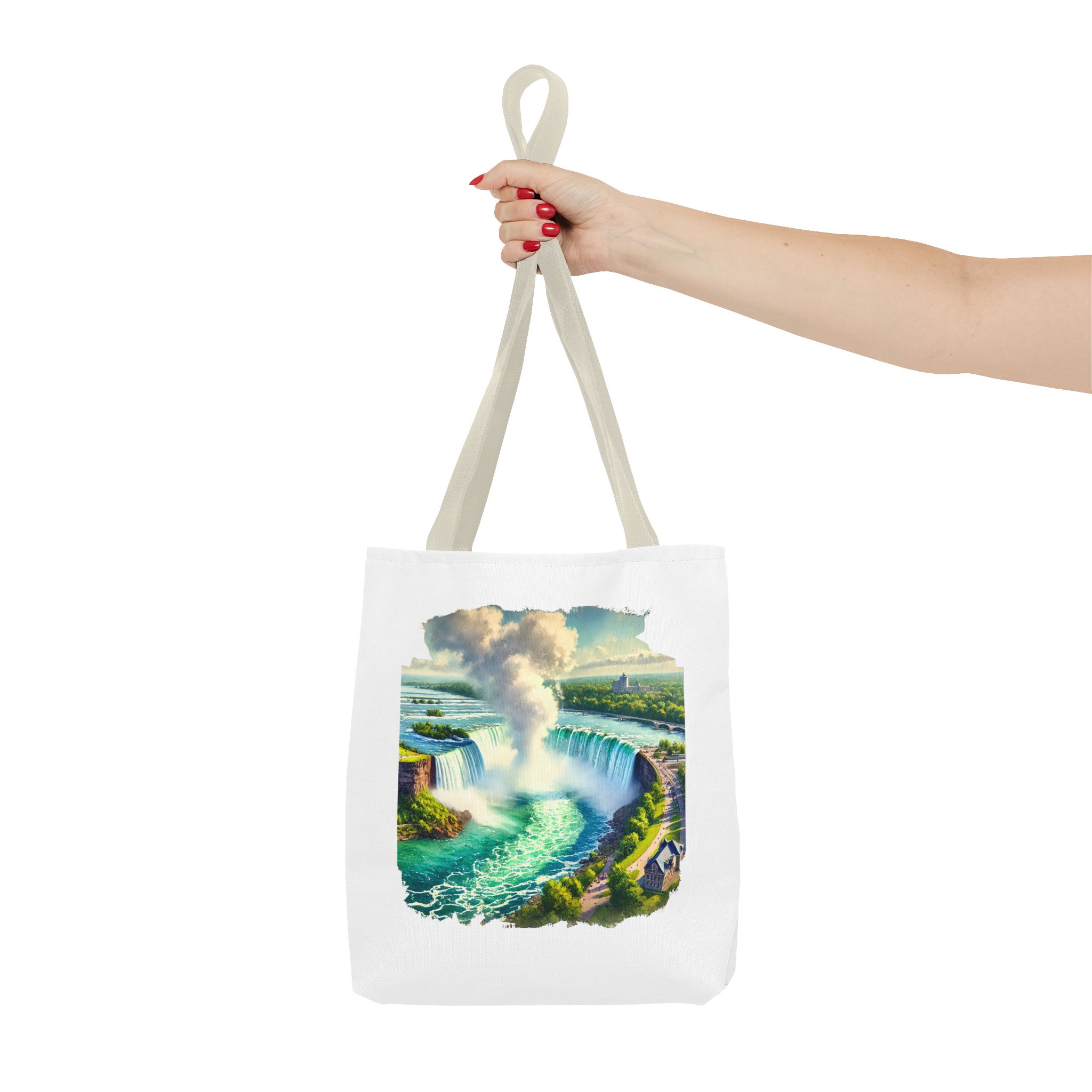 Canvas Tote bag Landscape niagara Bag vintage clothing gift nature purse unique Handbag – Image 20