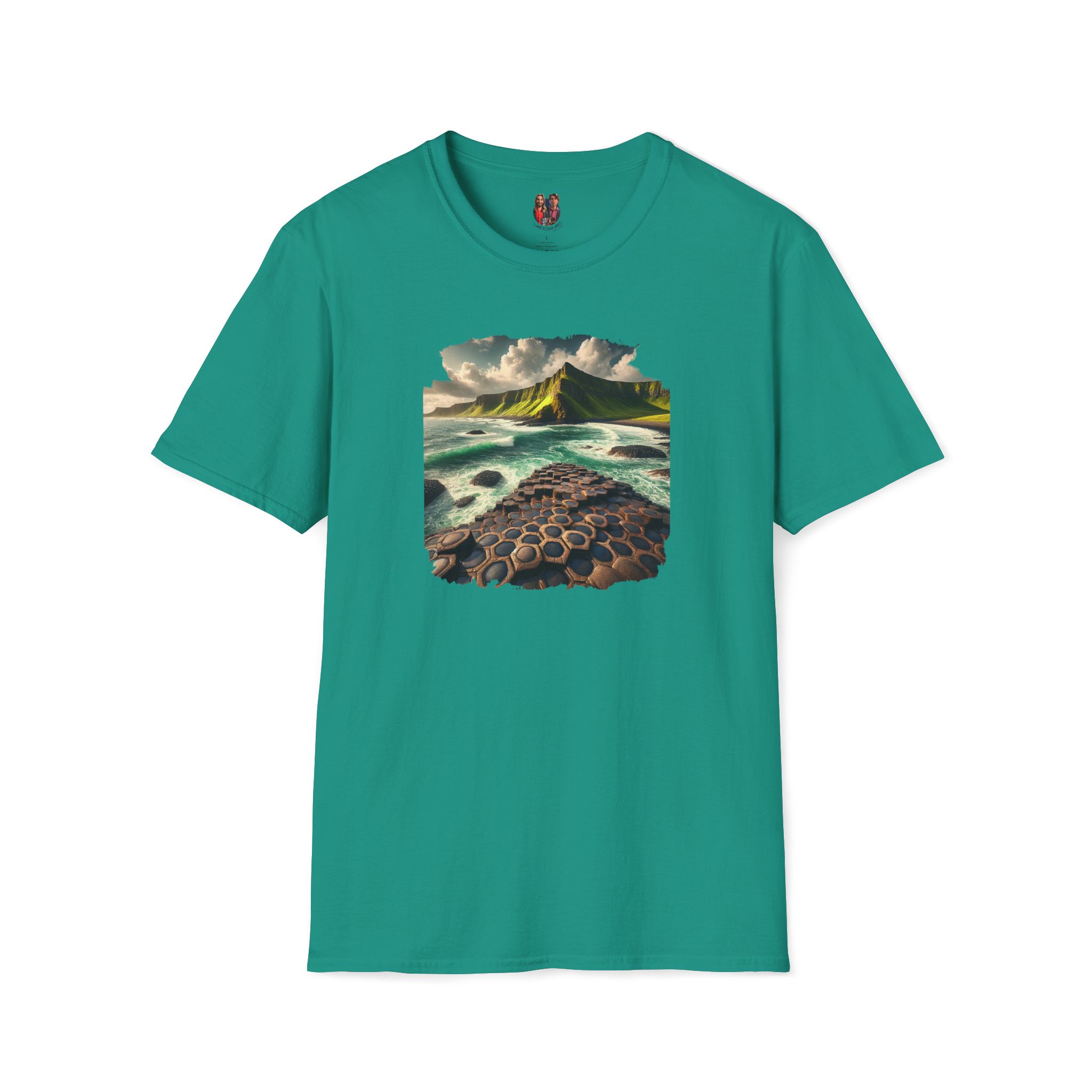 Landscape tshirt ireland graphic tee nature vintage clothing gift for dad giant causeway bushmills vintage tshirt cool comfort apparel - Image 20