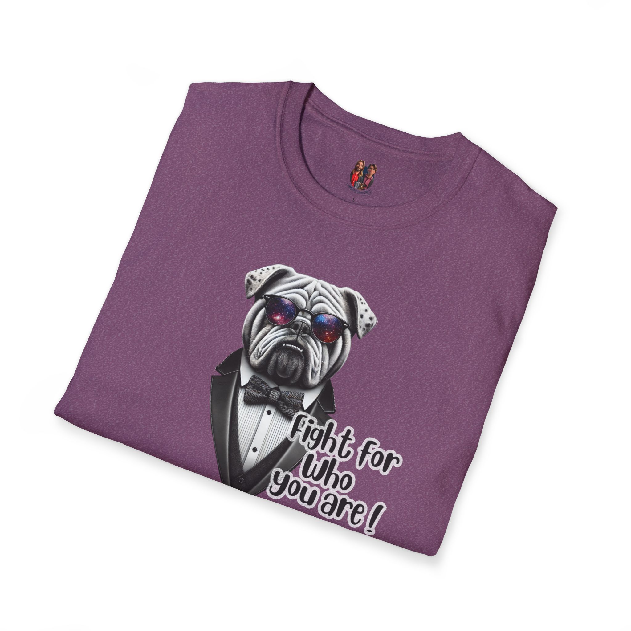 Vintage Tshirt Motivational Graphic tee Bull dog design funny clothing for self confidence boost - Image 33