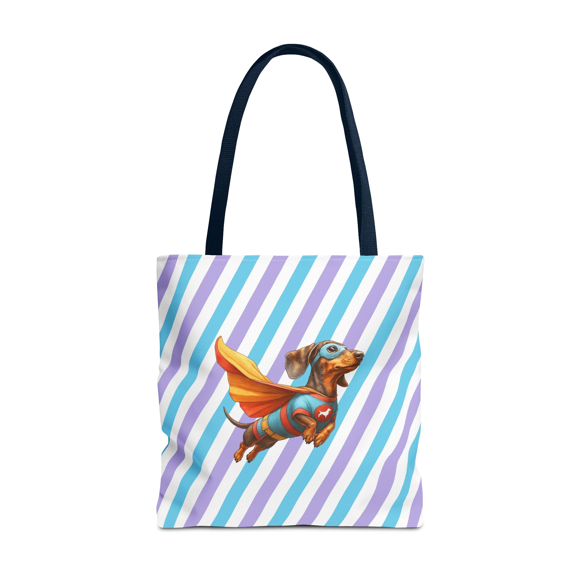 Funny canva tote bag Superhero cute tote bag dachshund super hero shoulder bag fantasy gift dog purse - Image 29