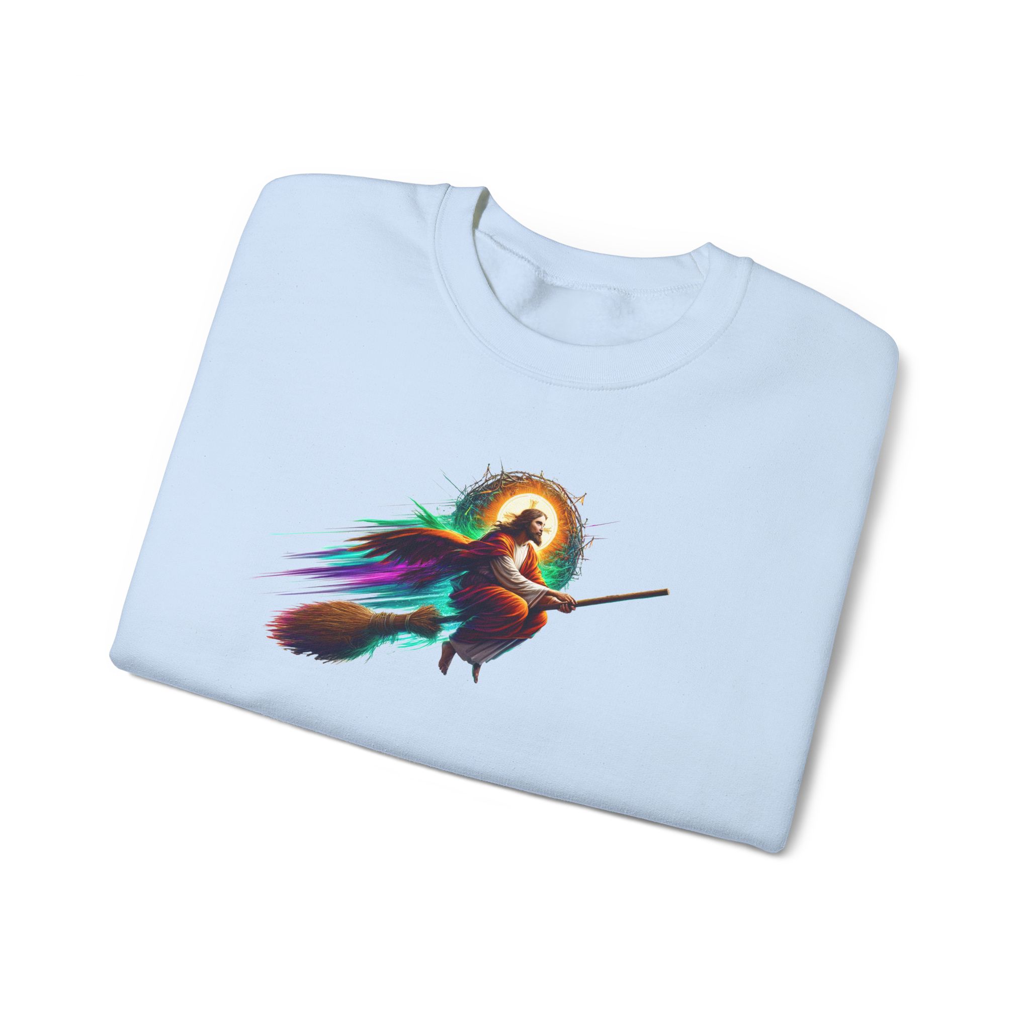 Virgin Mary sweatshirt – Ironic sweater – Sarcastic catholic print gothic funny - Image 20