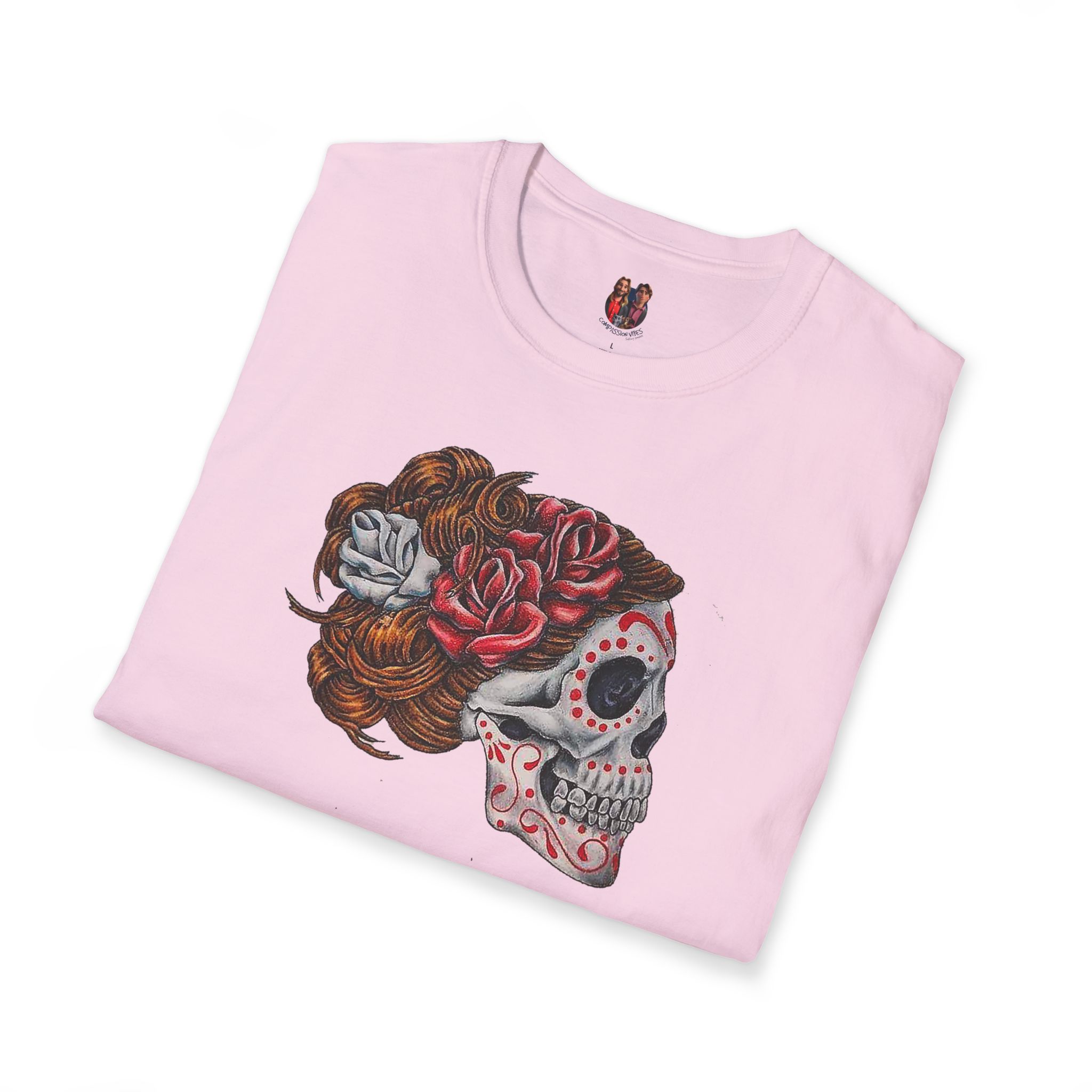 Surrealism Dia de los muertos tshirt unique Drawing by Celebrated Artist - Image 29