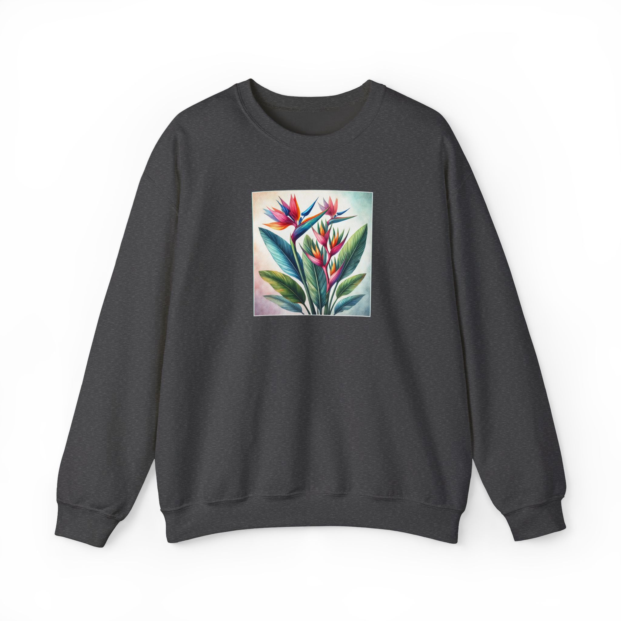 Flower sweatshirt – Tropical sweatshirt – Boho Flower sweater nature print