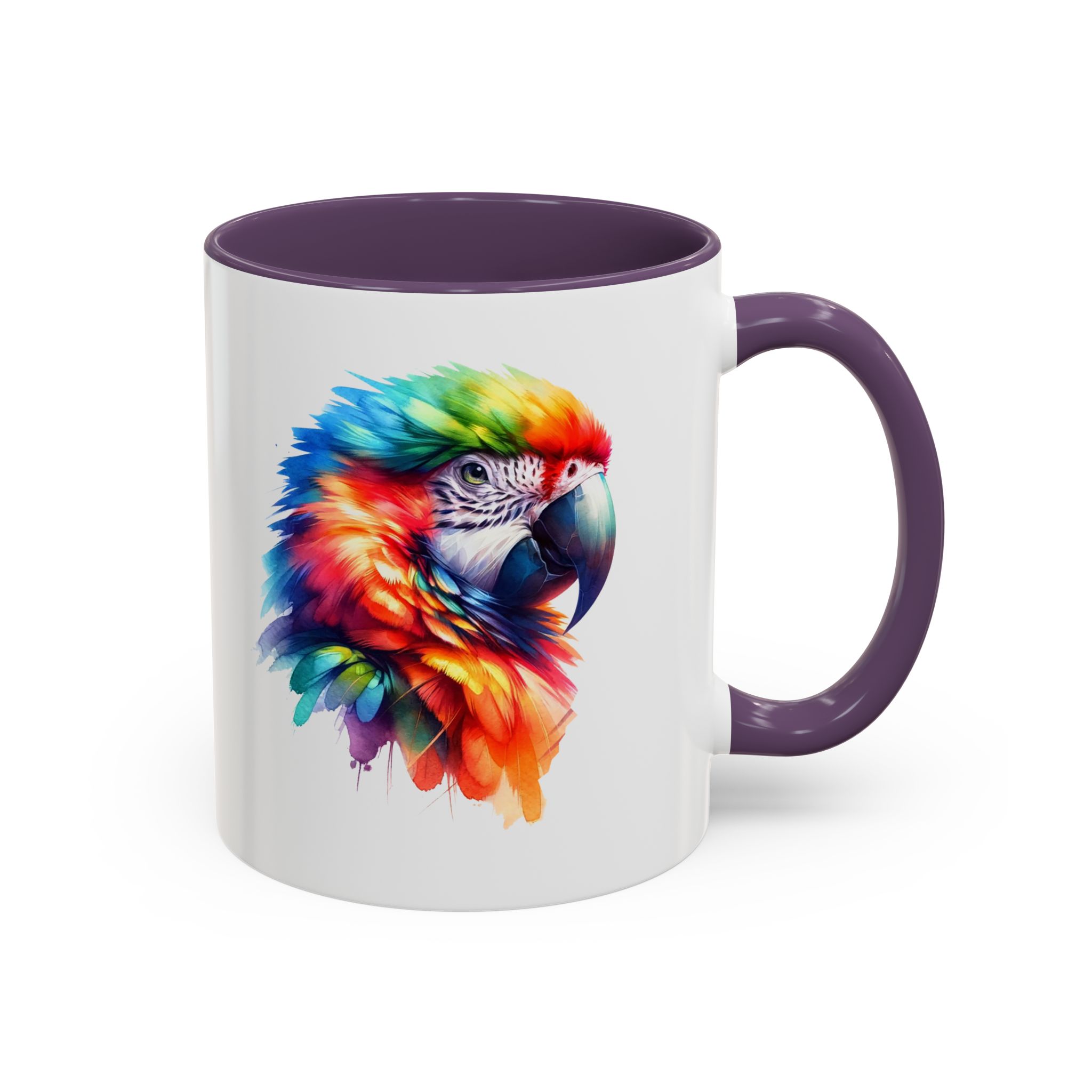 Parrot Mug vivid colors bird lover Cup parrot print cool print nature lover accessory stylish print - Imagen 45