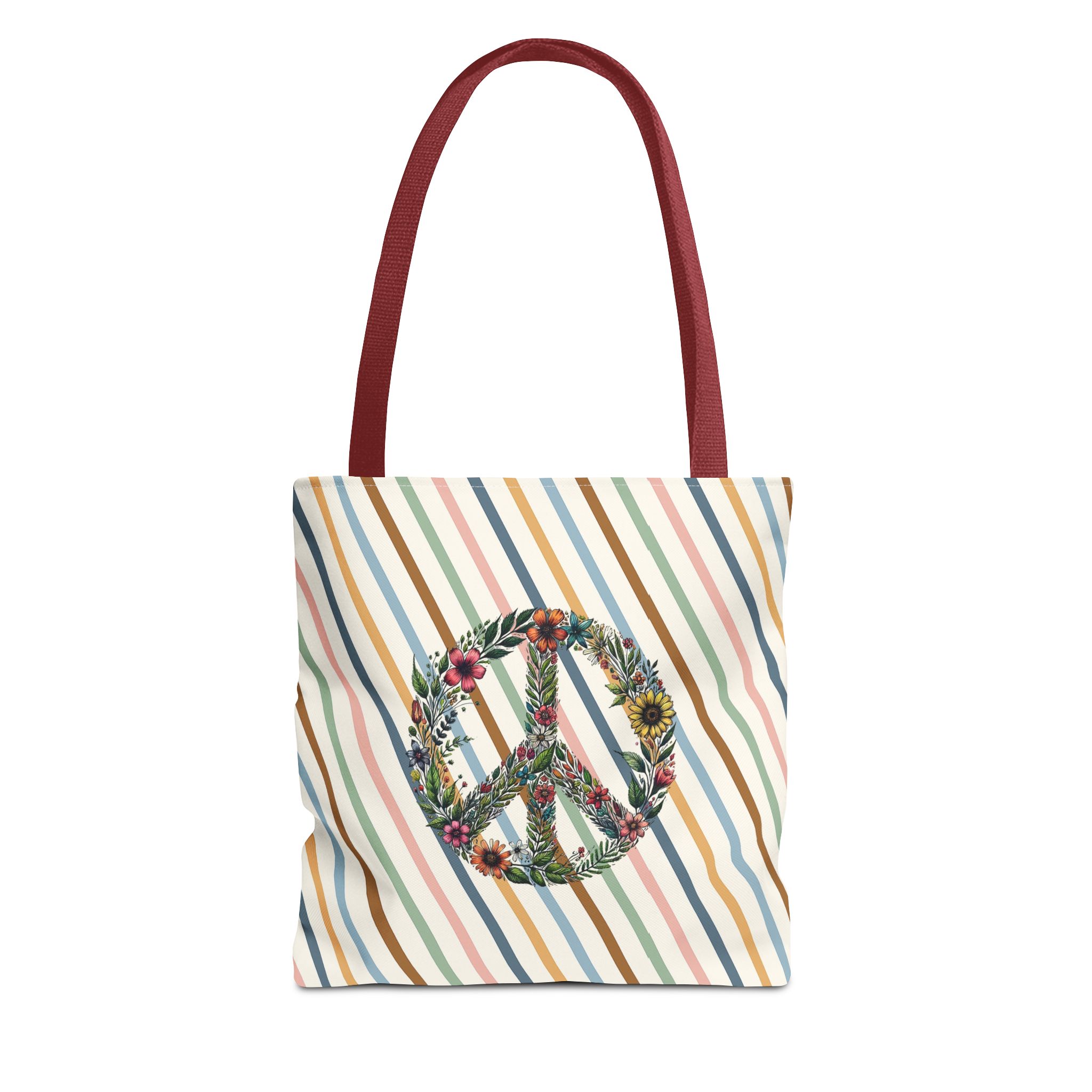 Peace and Love tote bag positive vibes and dreamy vintage look - Image 7