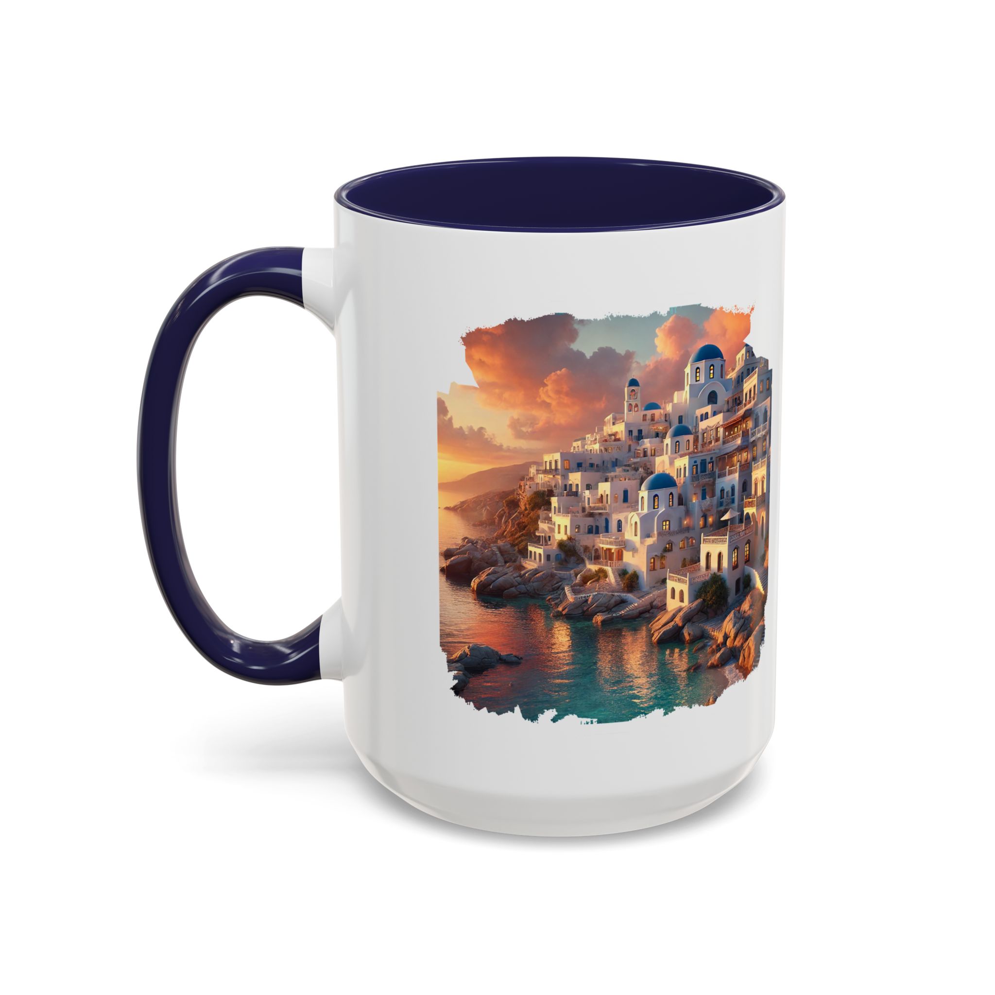 Office mug landscape Santorini caldera office mug nature print greece boho gift coffee cup tea accessory unique - Image 26