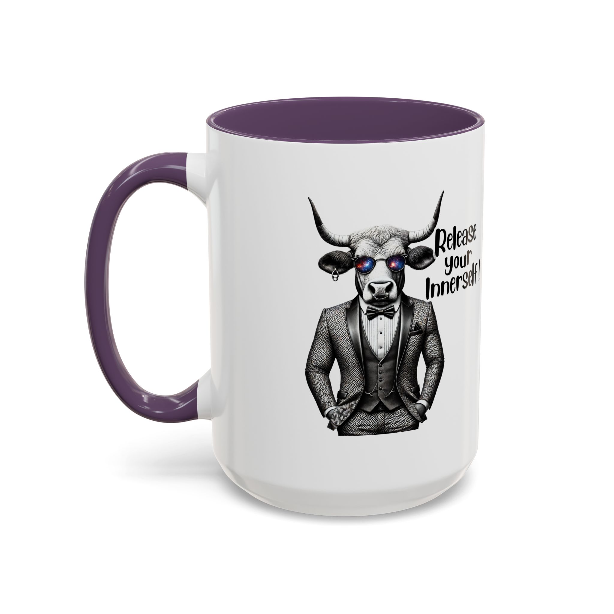 Coffee mug funny motivational gift for her cute cup tea lover cool boho mug office accessory self confidence design bull – Image 58