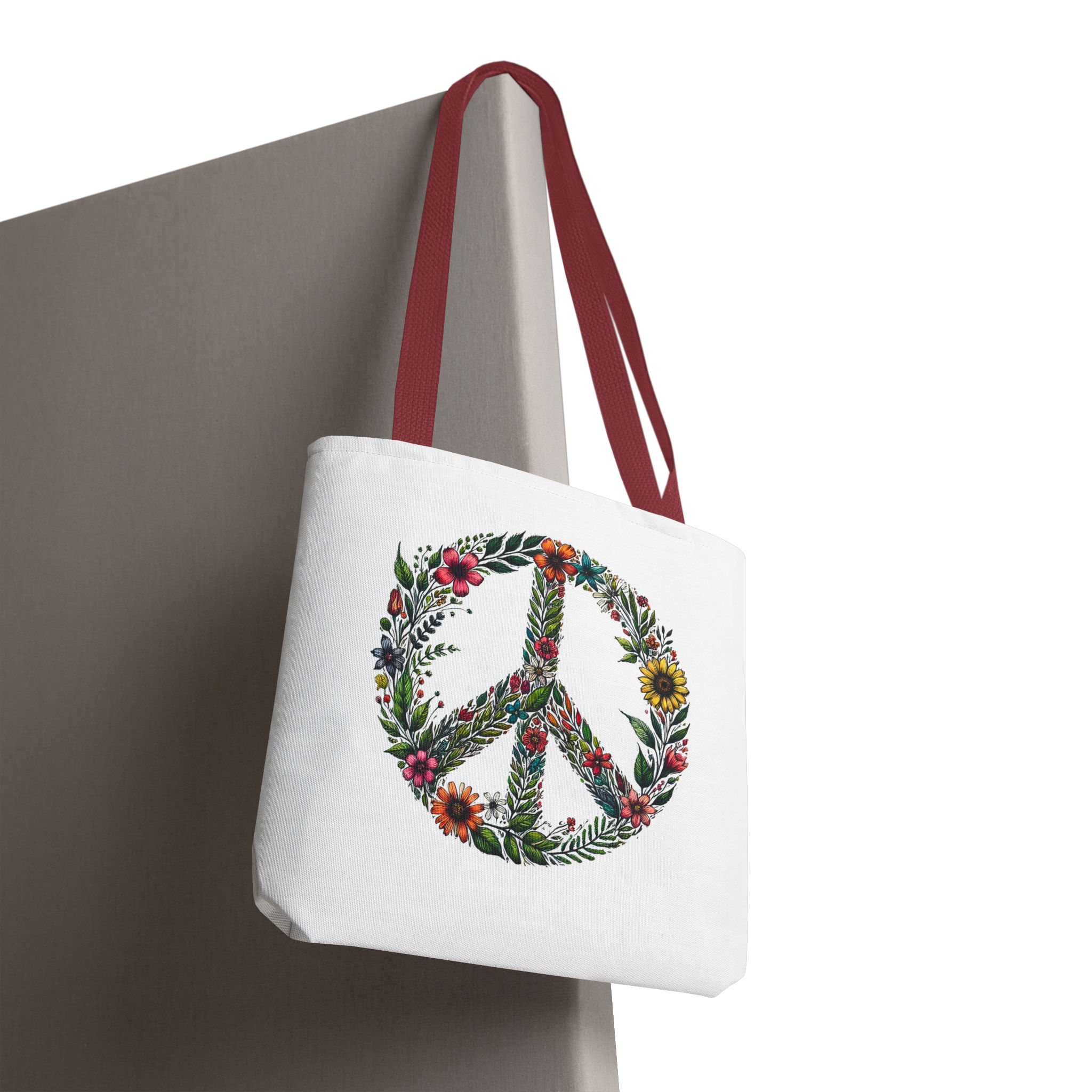 Peace and Love tote bag positive vibes and dreamy vintage look - Image 10