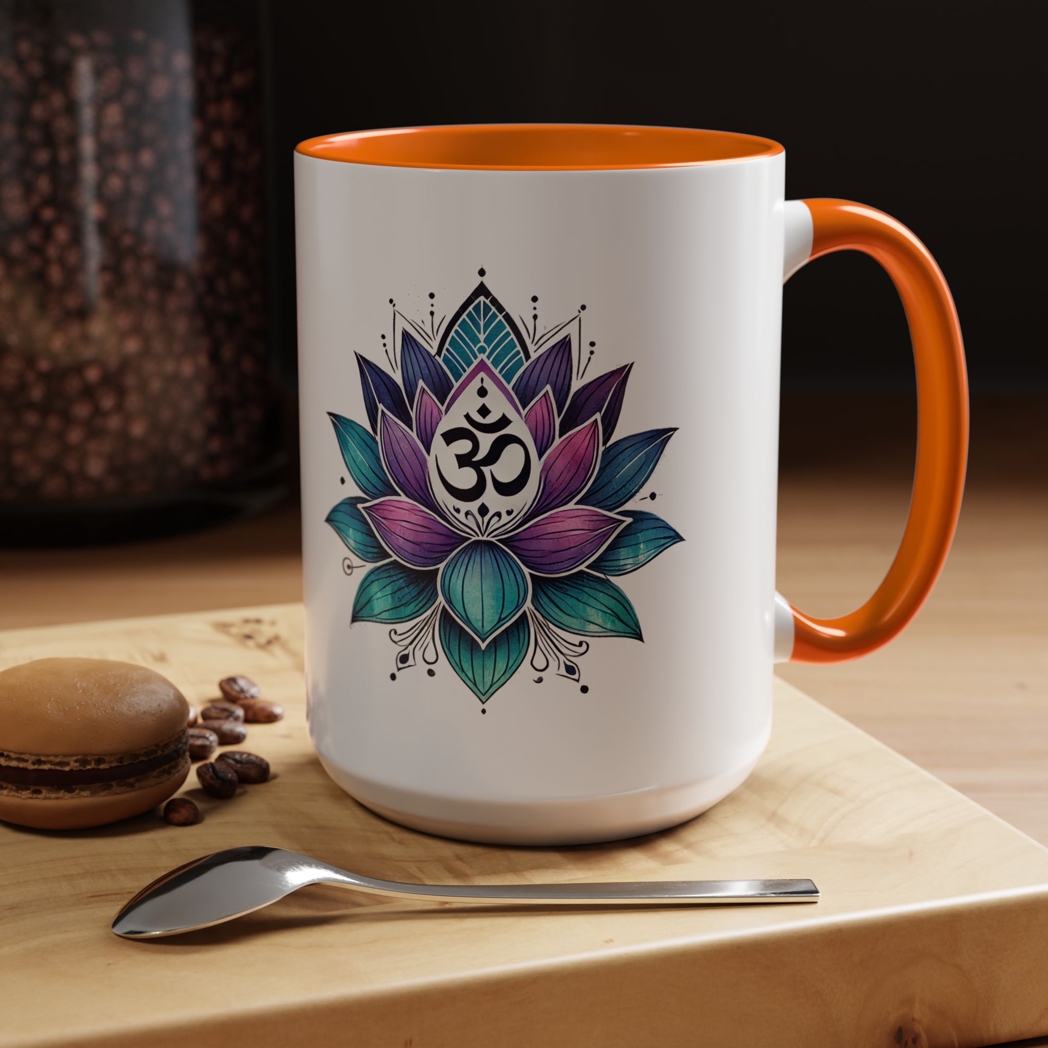 Boho office mug mindfulness mug lotus flower yoga gift coffee lover meditation accessory tea cup cute – Image 55