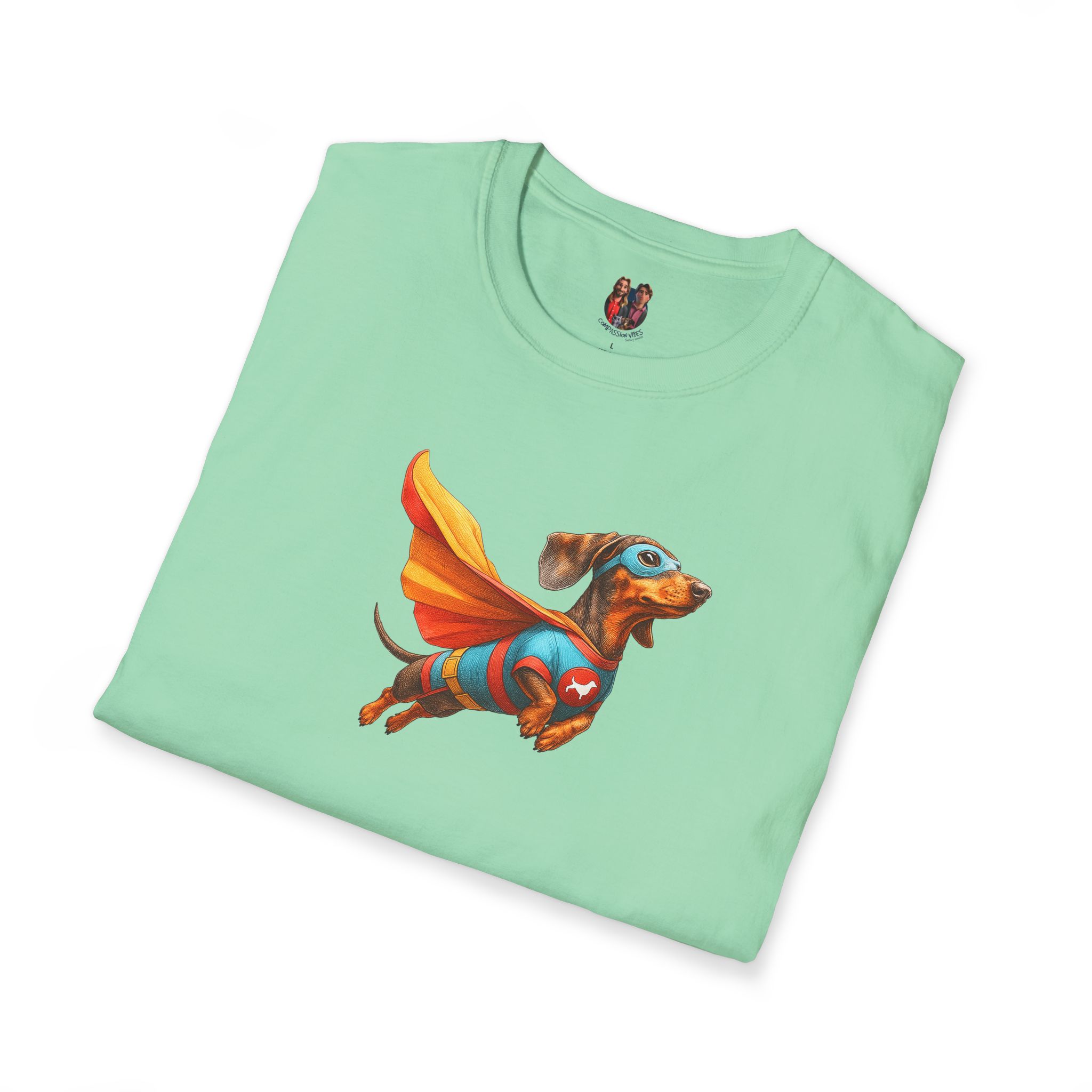 Funny Tshirt Superhero graphic tee dachshund super hero unisex shirt fantasy clothing gift dog apparel - Image 15