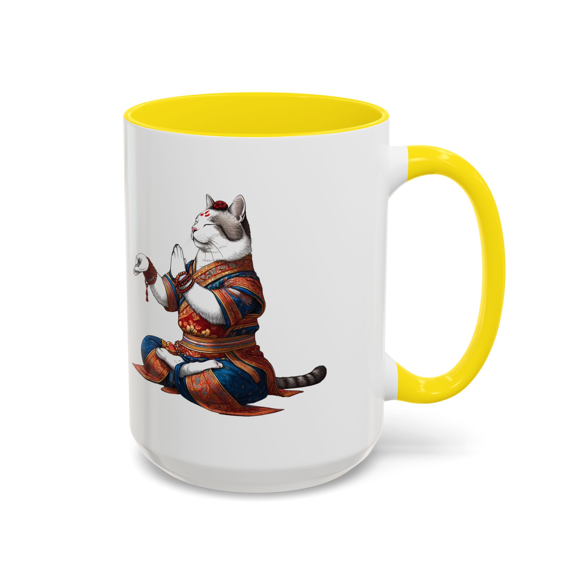 Office Mug cat lover yoga gift for mom Tea cup coffee Mug meditation accessory mindfulness pet design - Image 61