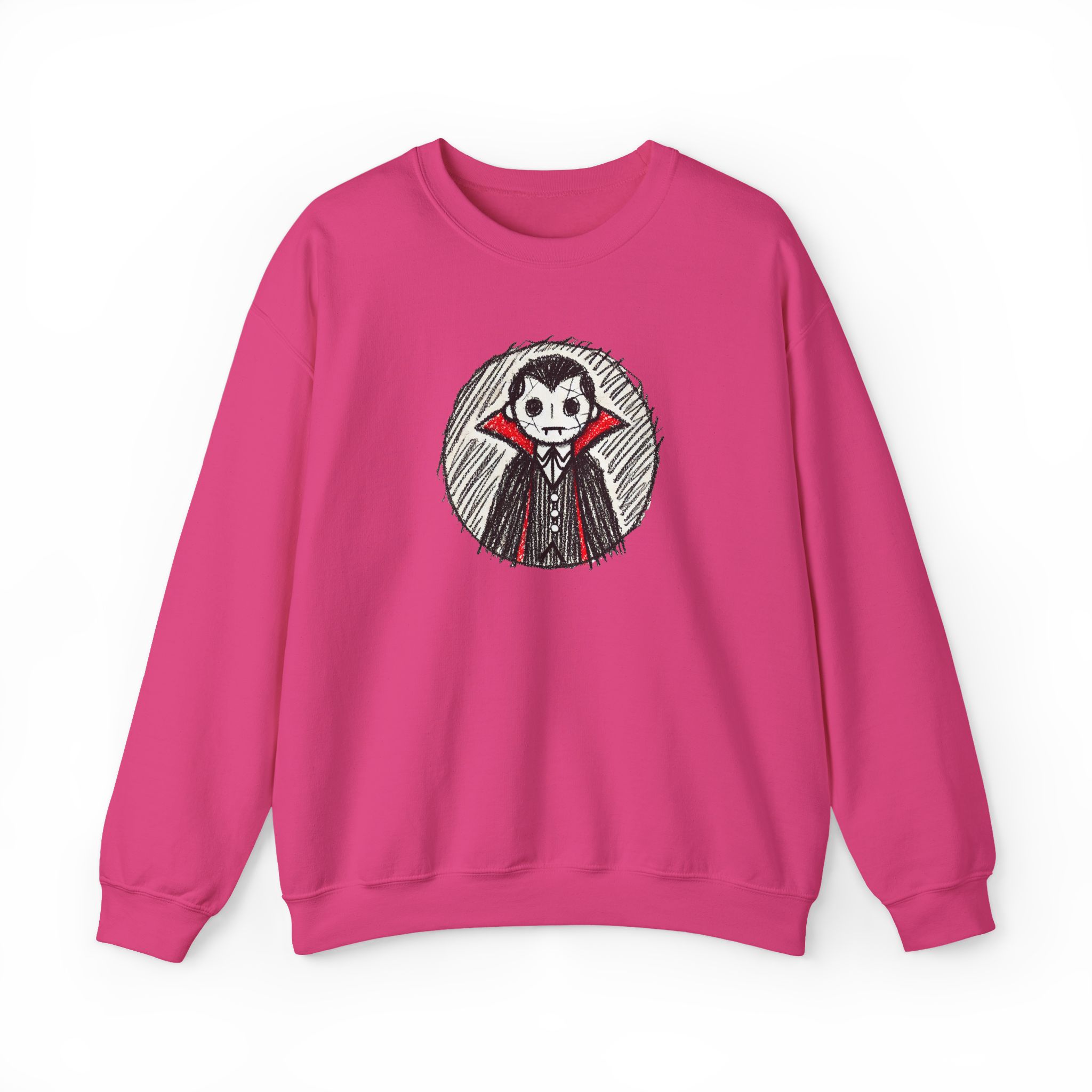 Dracula sweatshirt – Vampire sweatshirt – Gothic sweater vampire print - Image 30