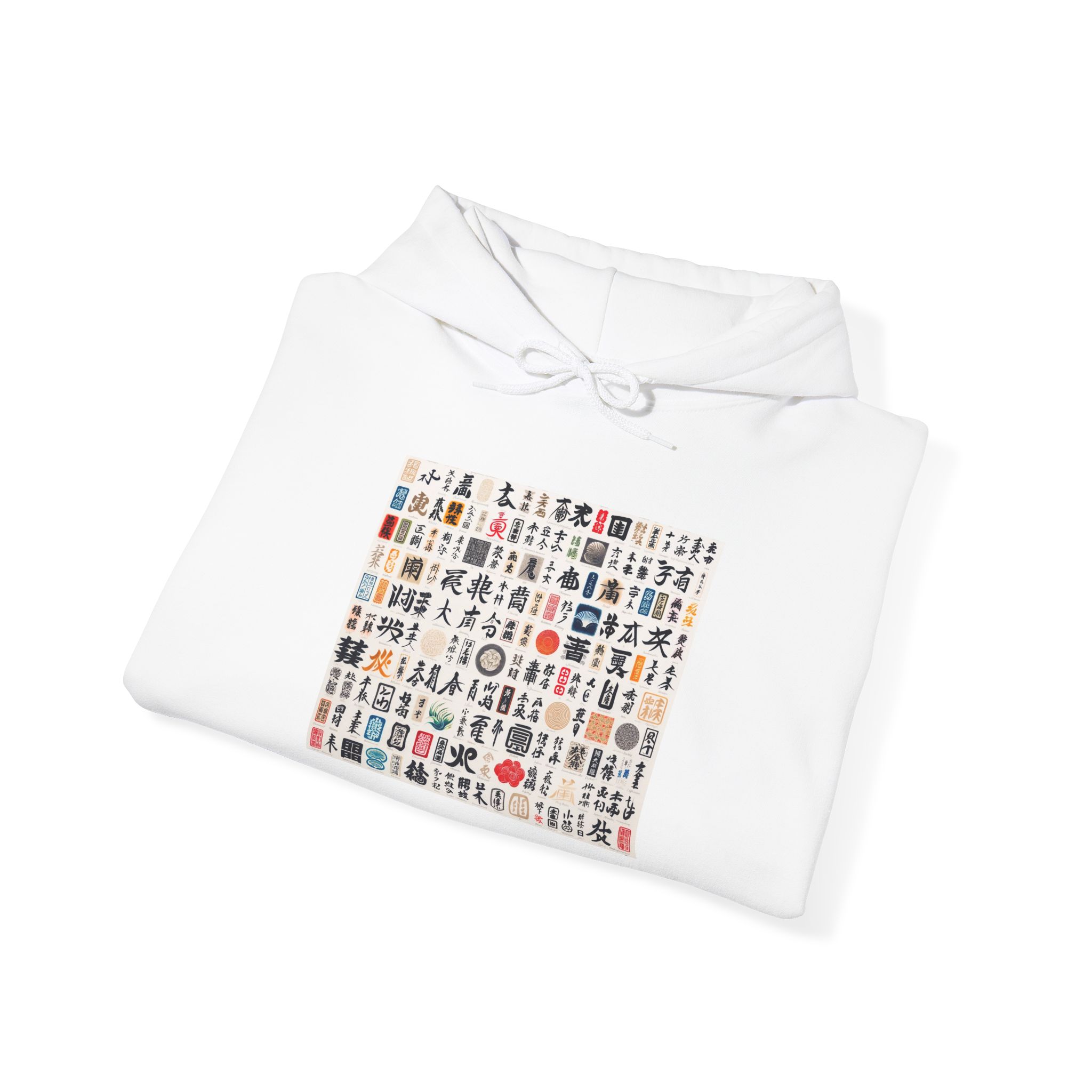 Japanese Hoodie – calligraphy sweatshirt – Japan Art Hoodie asian print - Image 3