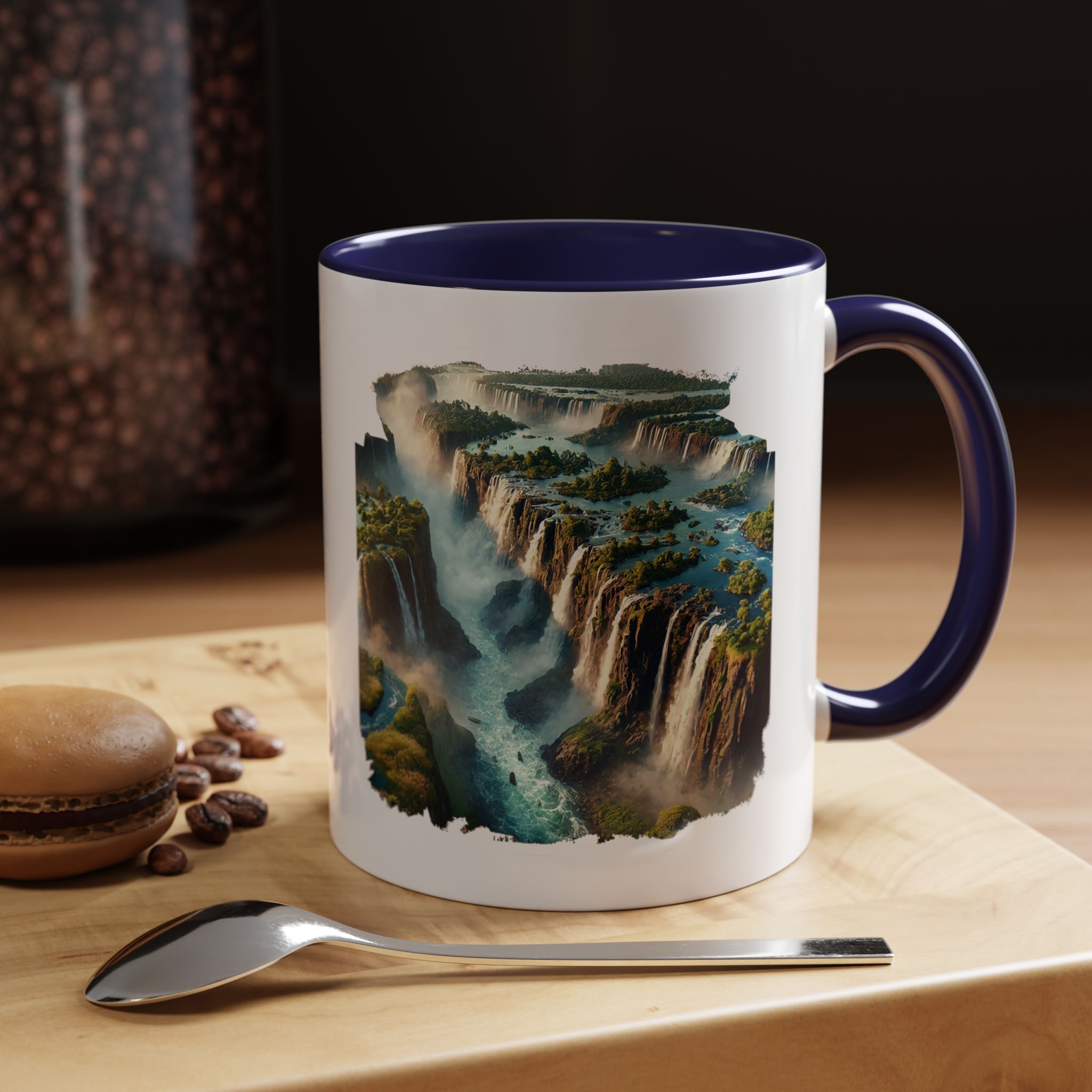 Tea mug Landscape Brazil office mug nature Iguazu & igacu print boho gift coffee accessory unique cup vintage - Image 7
