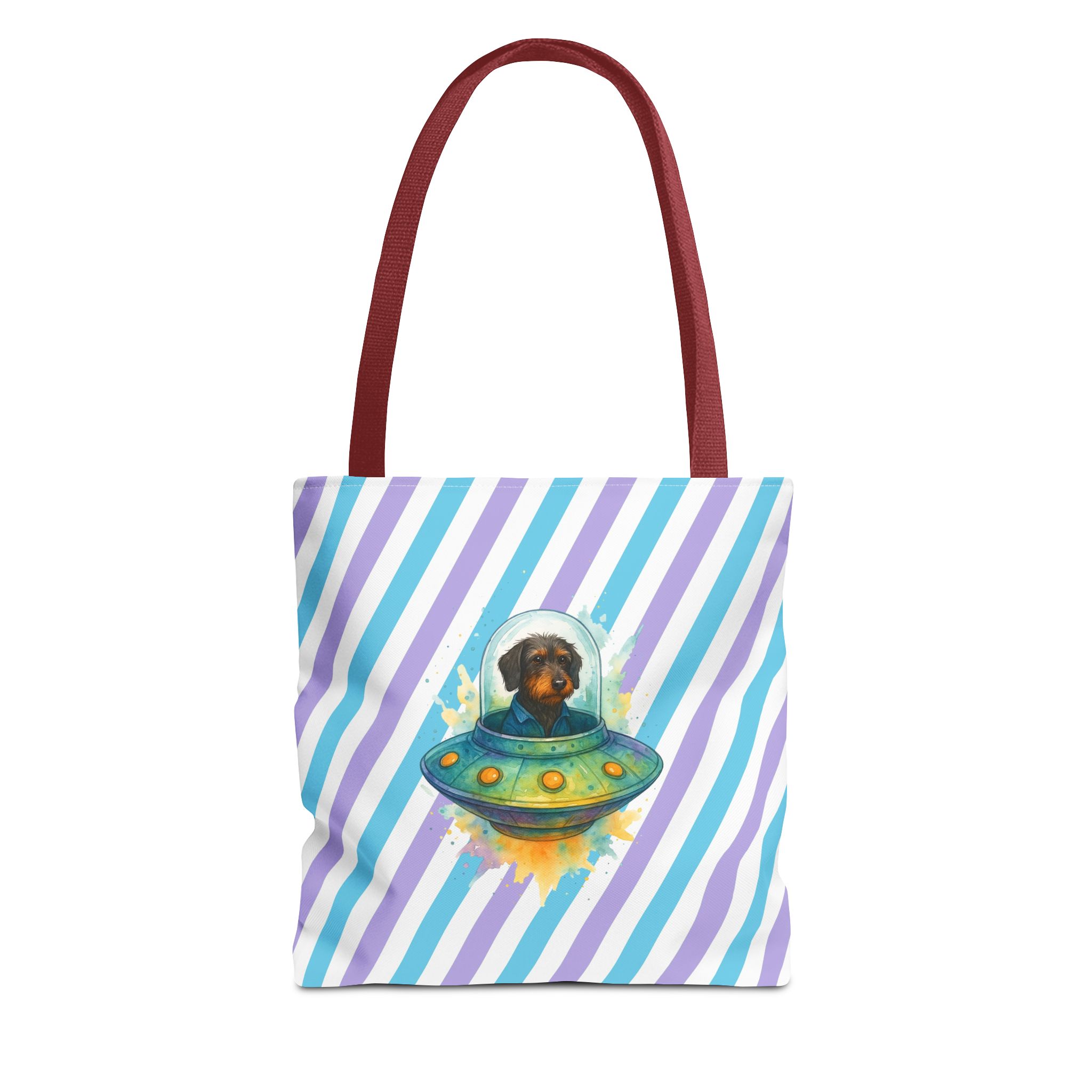 Dog Canvas Tote bag funny outerspace Bag astronaut pet lover cool gift clothing shoulder bag purse retro Handbag unique - Image 7