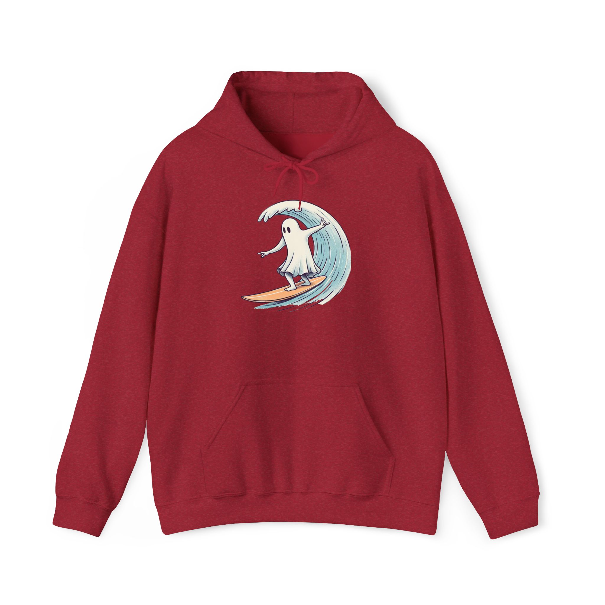 Surf Ghost Hoodie – Beach sweatshirt – Boho Ghost Hoodie surf print ghost - Image 36