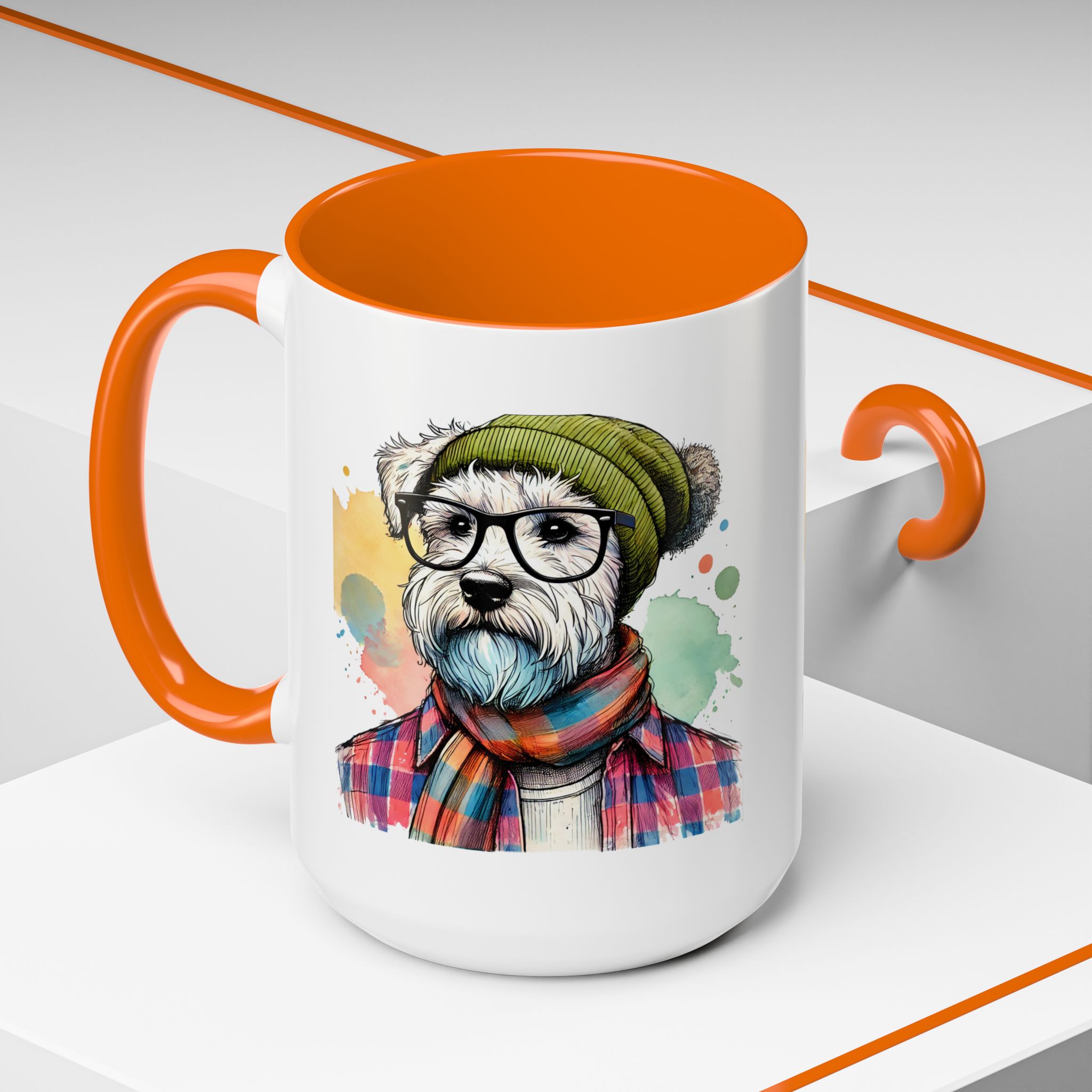 Funny mug dog Boho coffee mug funny gift pet lover hipster accessory lover tea office mug unique design - Image 56