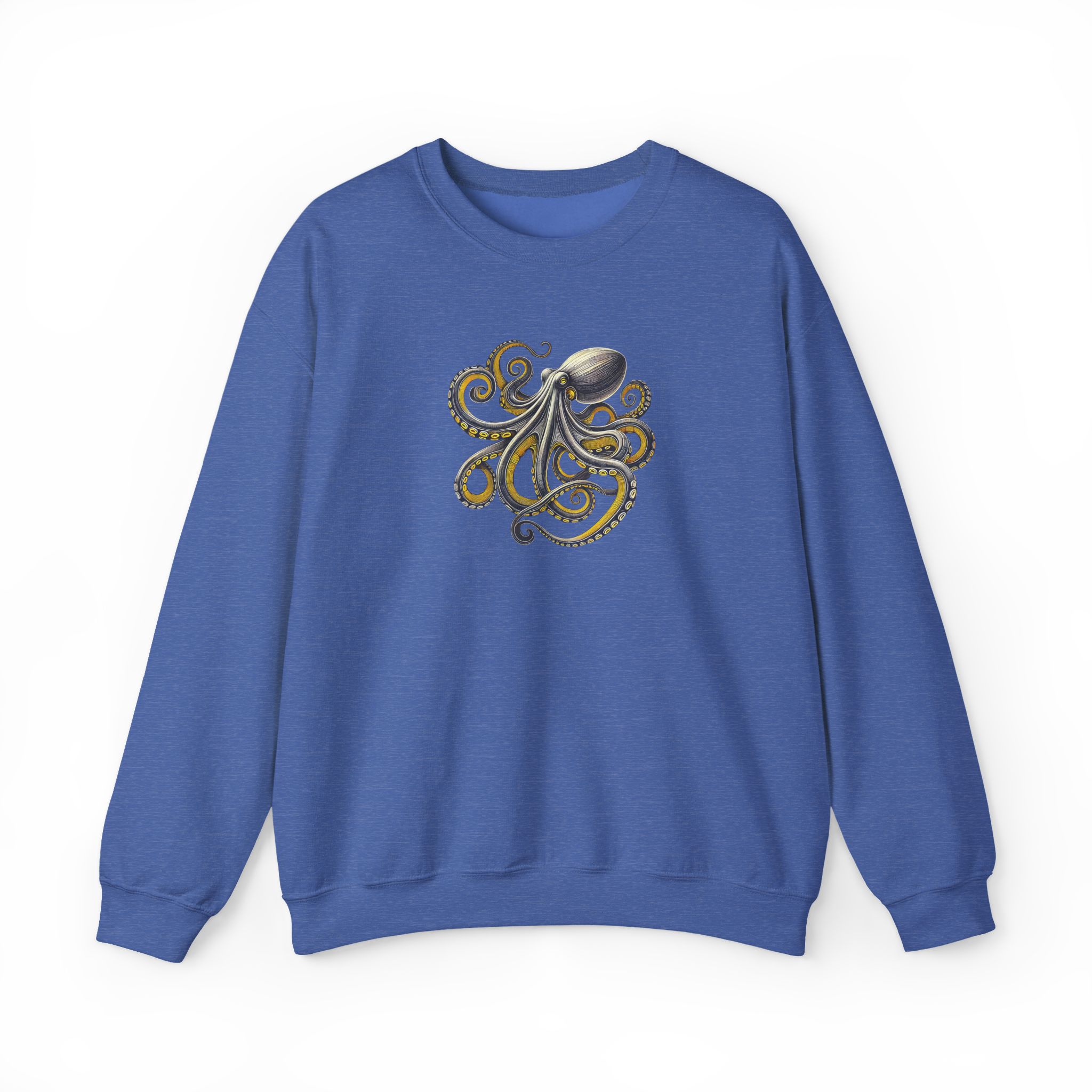 Octopus sweatshirt – Boho Octopus sweater – Japan Octopus Sweatshirt nature print - Image 22