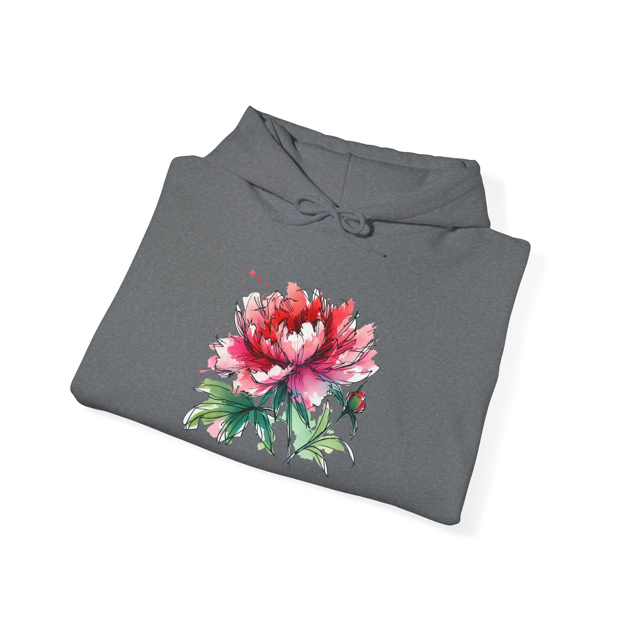 Flower Hoodie – Tropical Hoodie – Flower Print Sweatshirt - Image 15