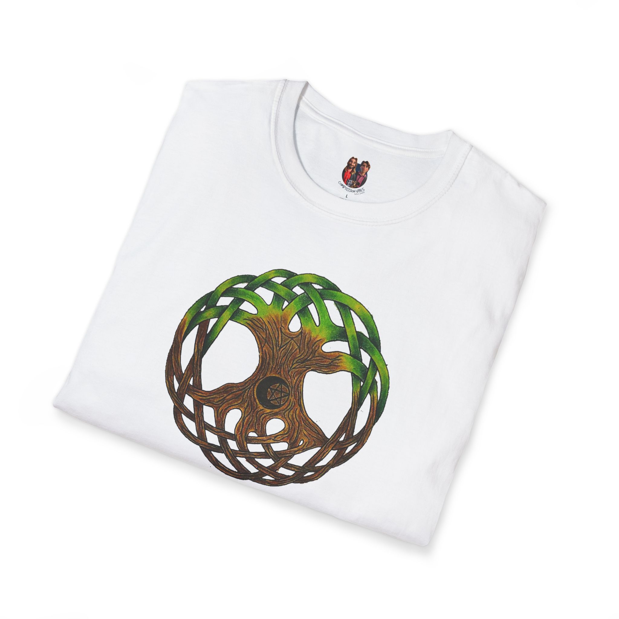 Imaginative Surrealist Art Tshirt Goat Unique Dream tee by Renowned Artist