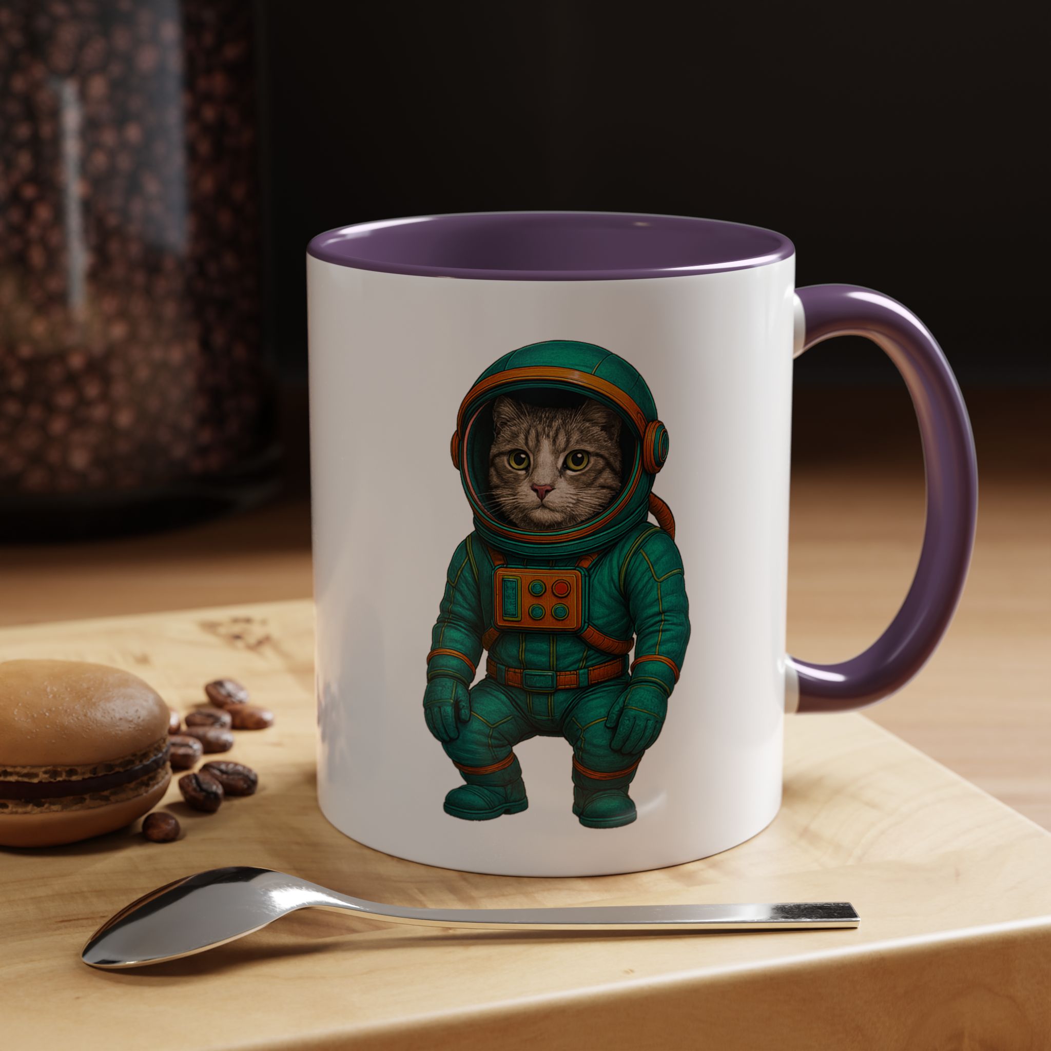 Coffee Mug funny Cat lover boho Mug Cat astronaut tea cup pet unique accessory kitten gift for her - Imagen 47