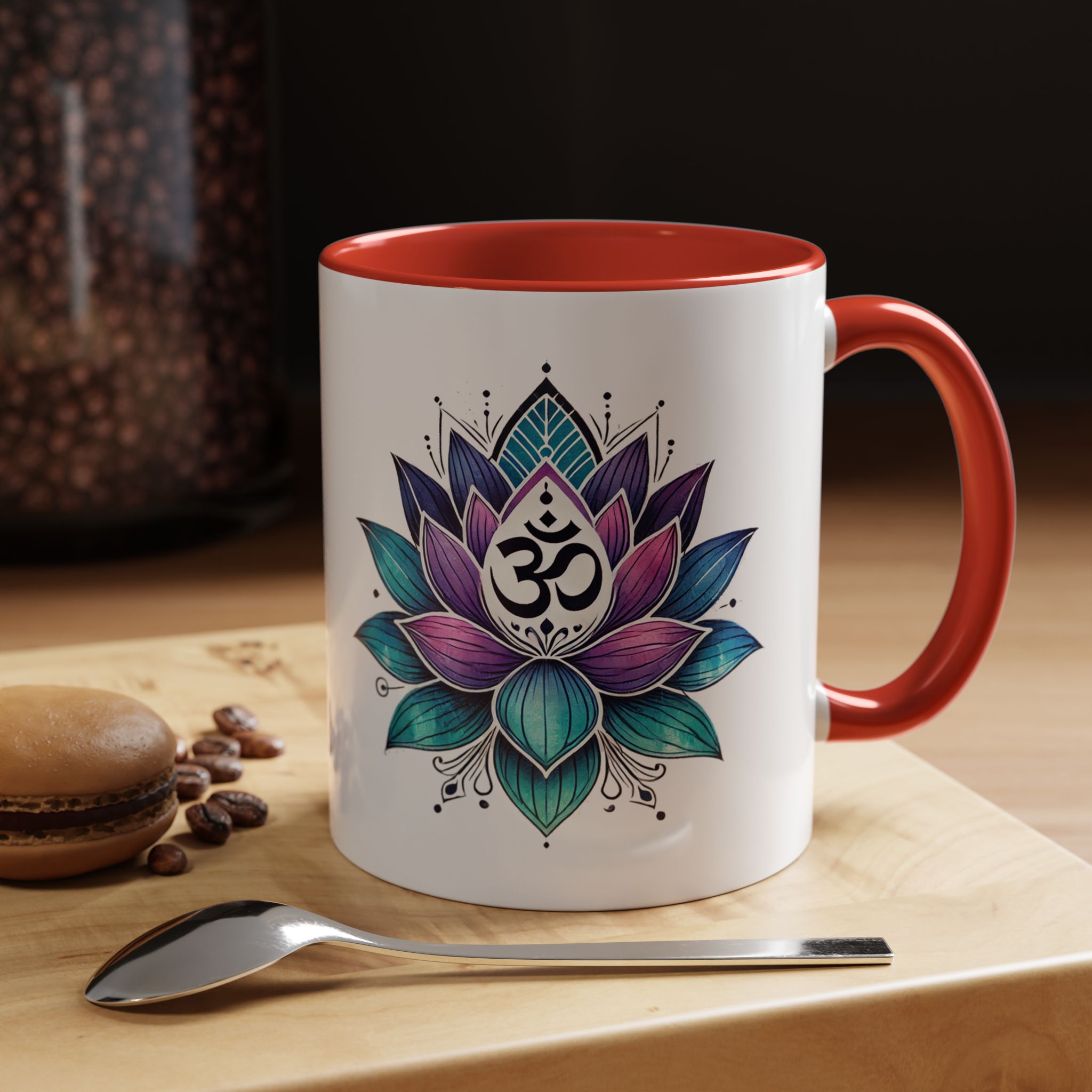 Boho office mug mindfulness mug lotus flower yoga gift coffee lover meditation accessory tea cup cute – Image 19