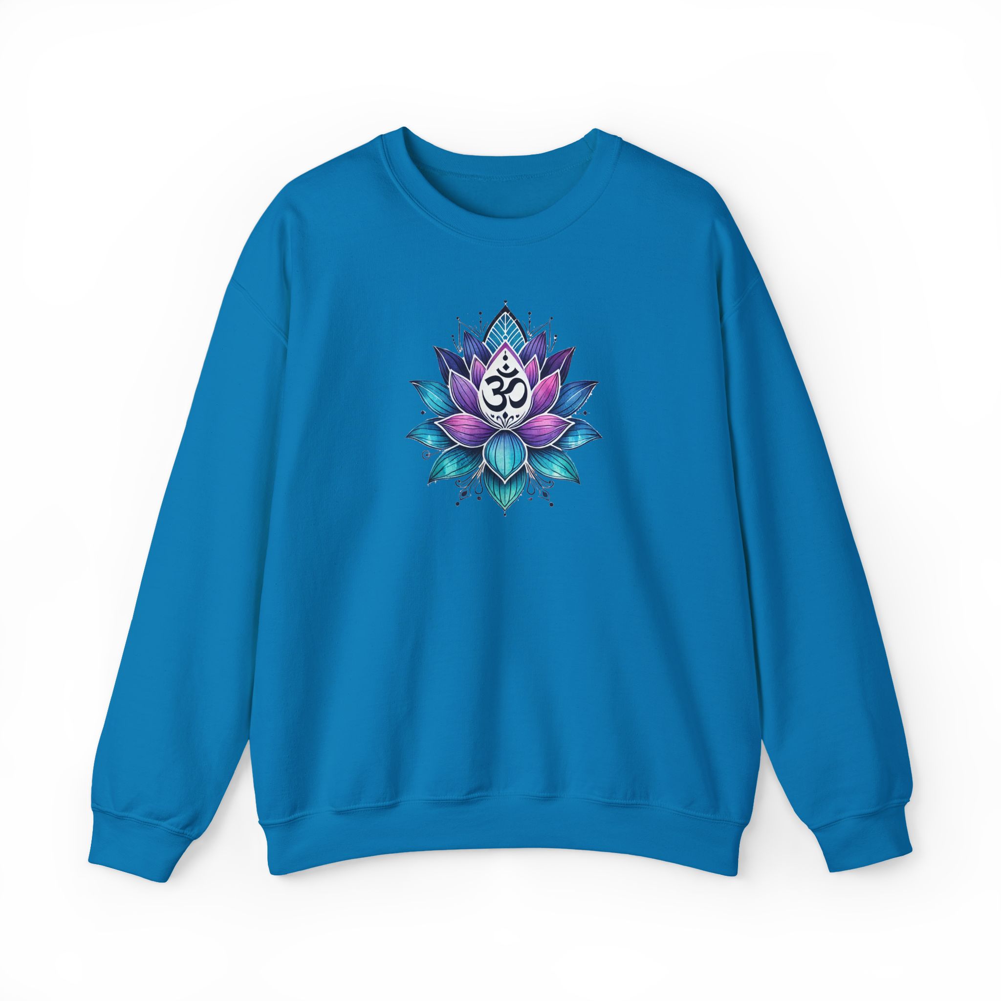 Boho sweattshirt mindfulness graphic sweater lotus flower yoga clothing gift meditation shirt cute apparel comfy outfit unique visual - Image 26
