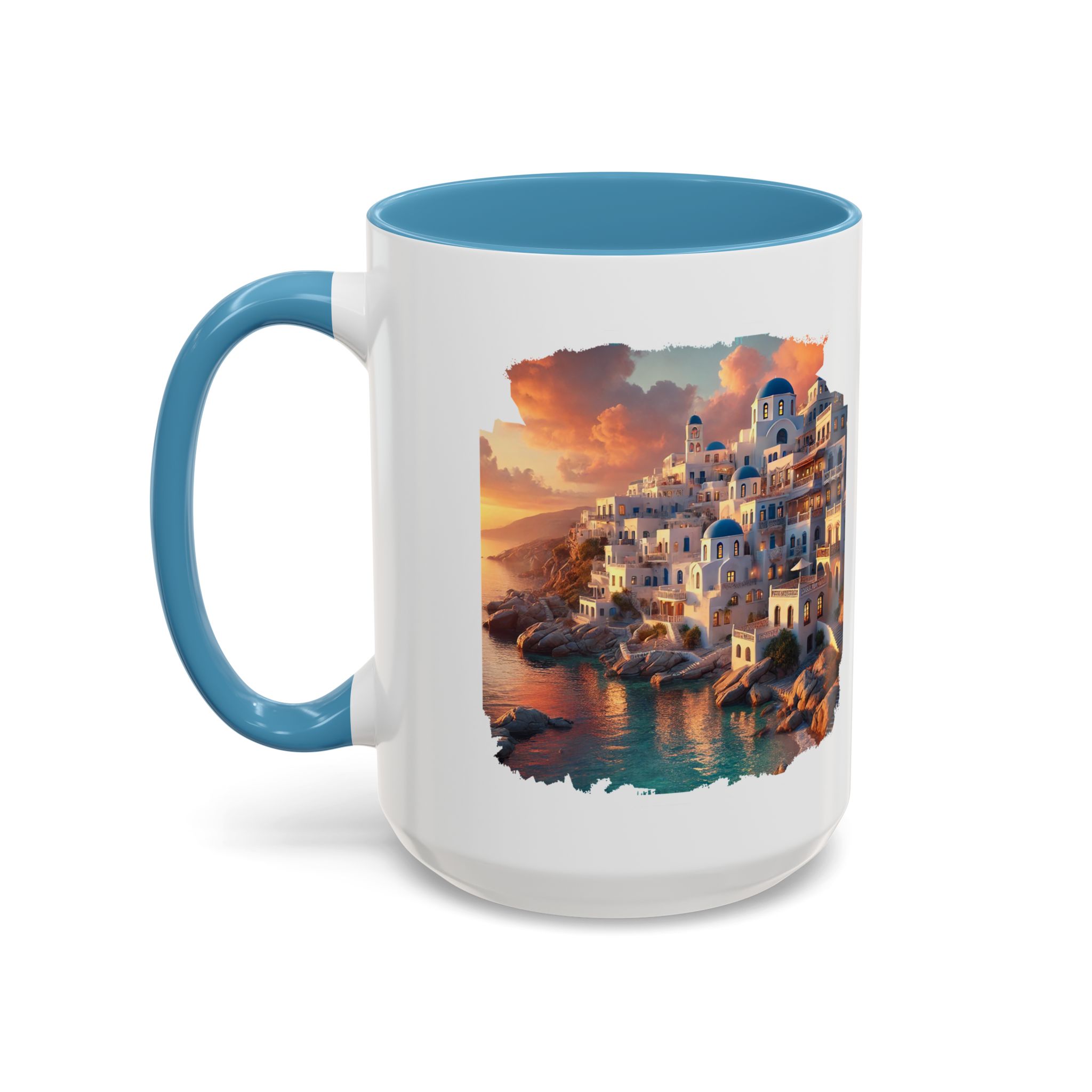 Office mug landscape Santorini caldera office mug nature print greece boho gift coffee cup tea accessory unique - Image 42
