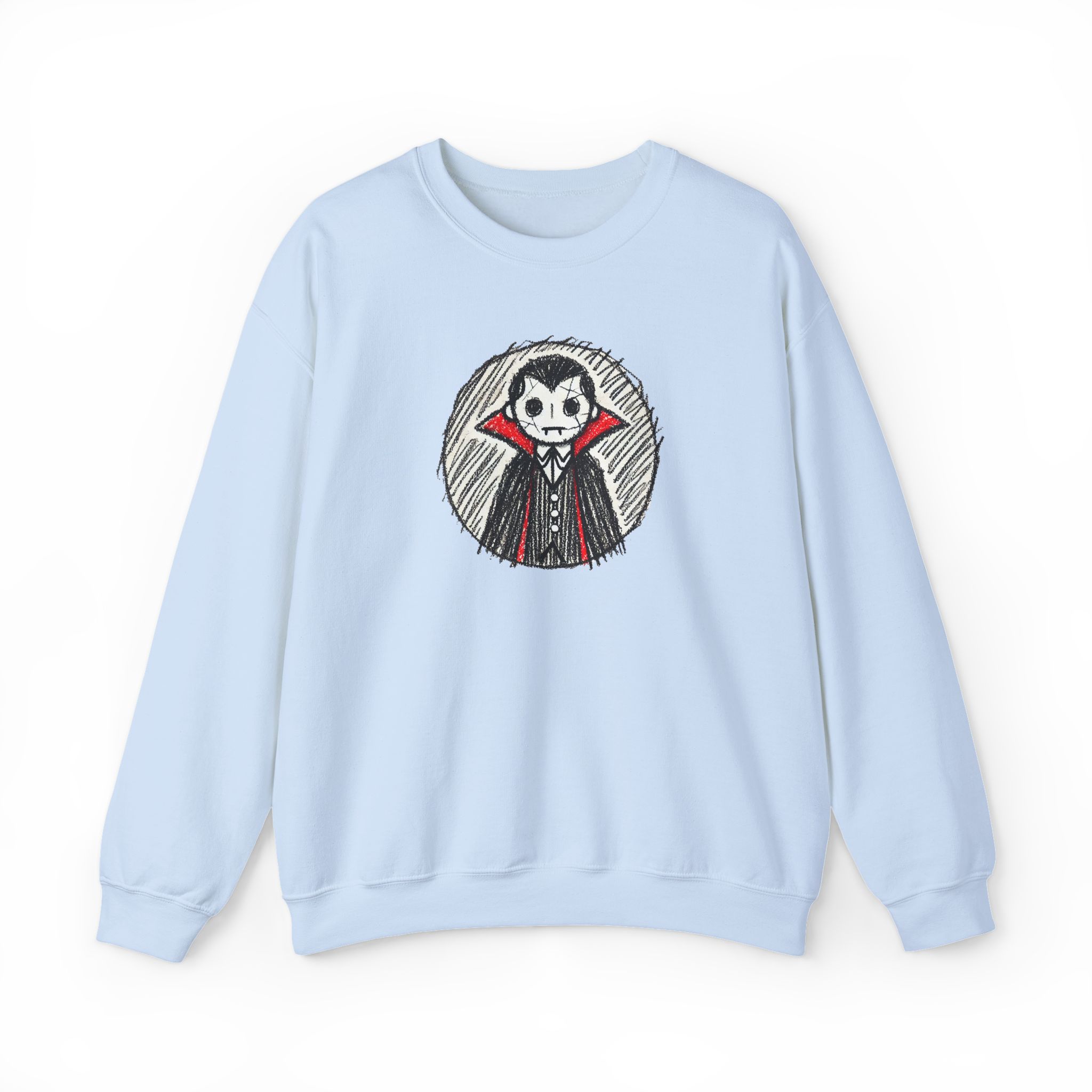 Dracula sweatshirt – Vampire sweatshirt – Gothic sweater vampire print - Image 20