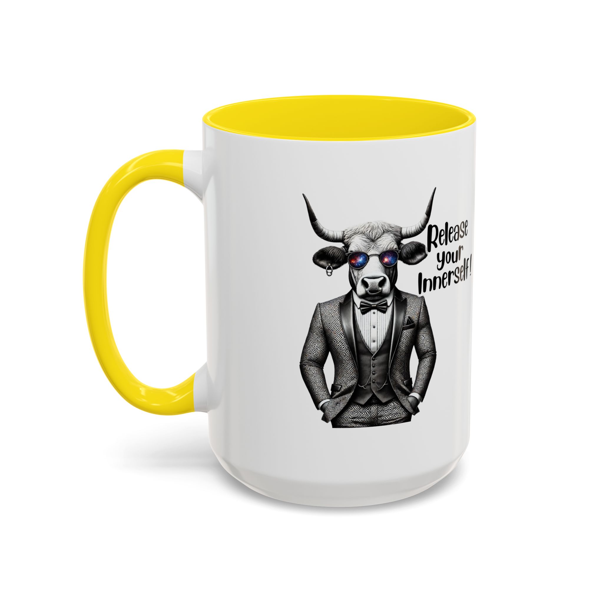 Coffee mug funny motivational gift for her cute cup tea lover cool boho mug office accessory self confidence design bull – Image 62