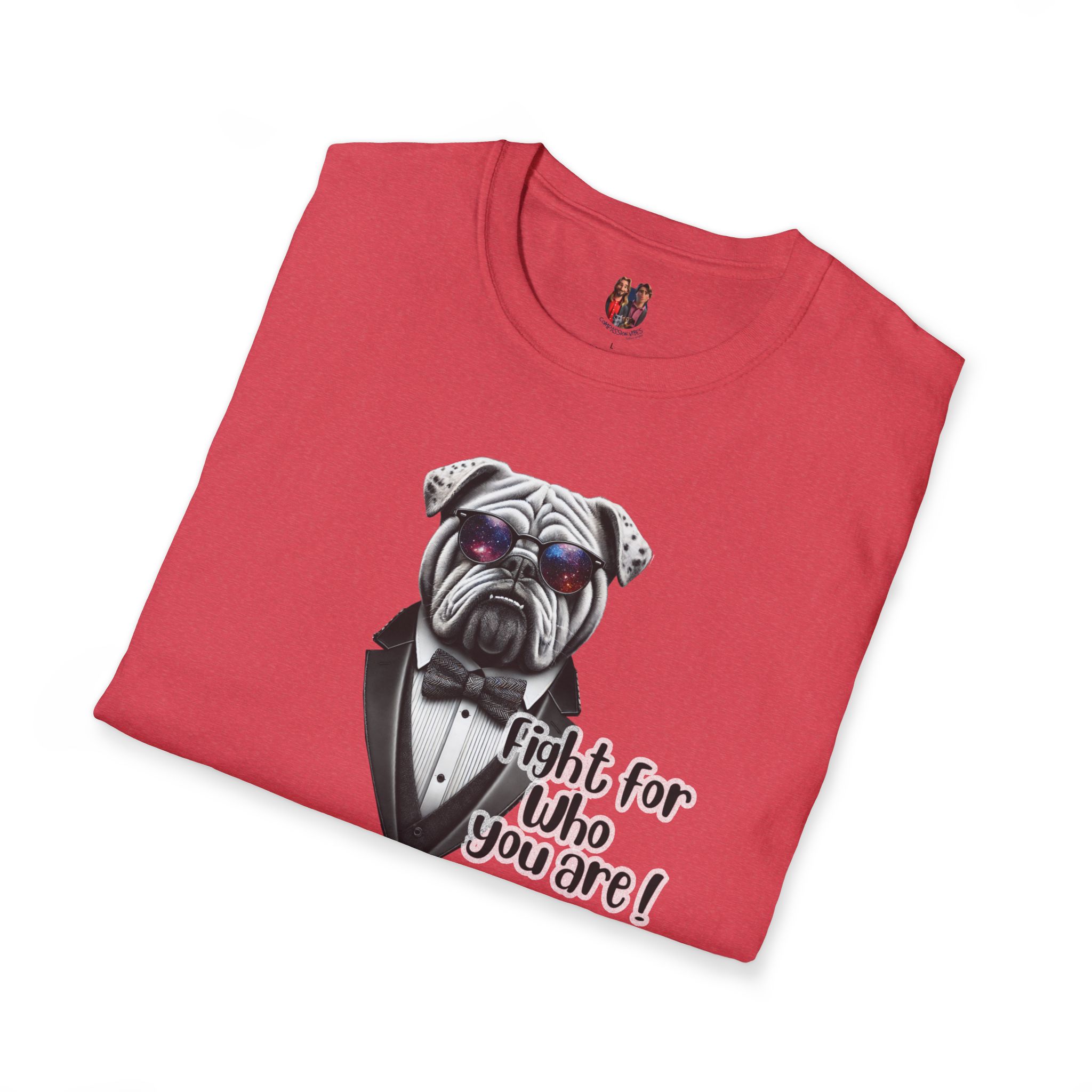 Vintage Tshirt Motivational Graphic tee Bull dog design funny clothing for self confidence boost - Image 35