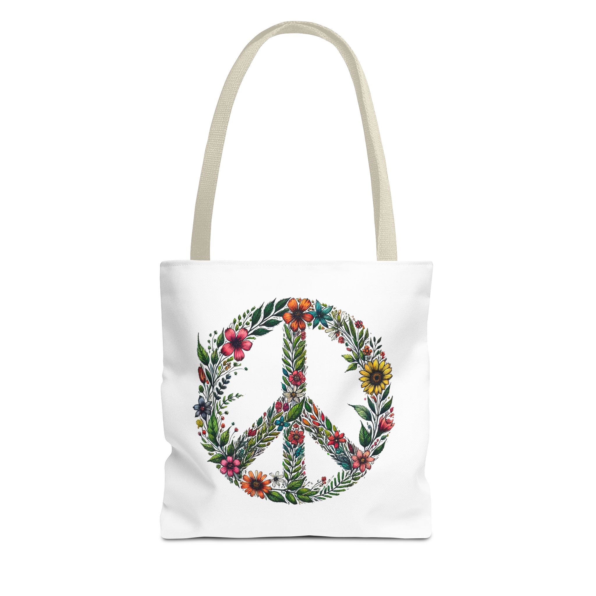Peace and Love tote bag positive vibes and dreamy vintage look - Image 19