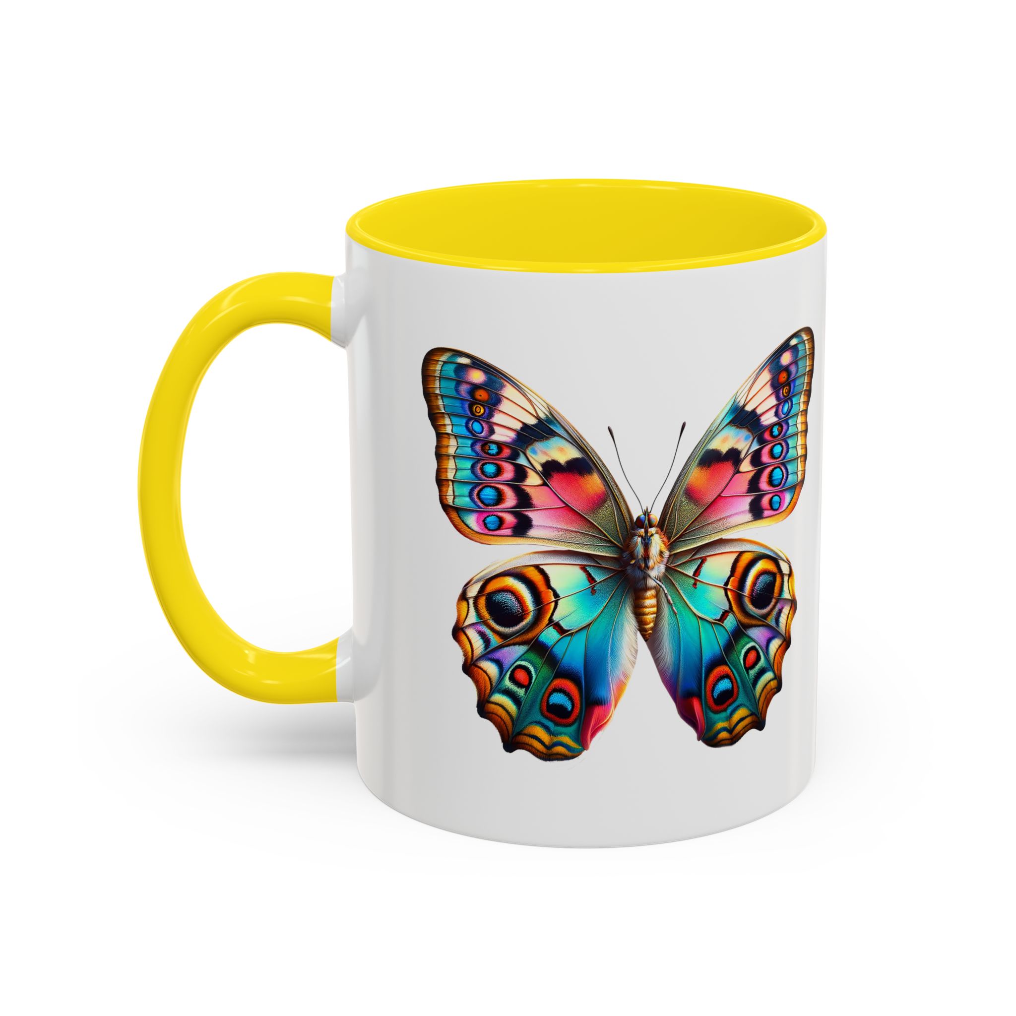 Coffee mug Butterfly unique cup boho gift for her office accessory cute mug nature design - Imagen 50