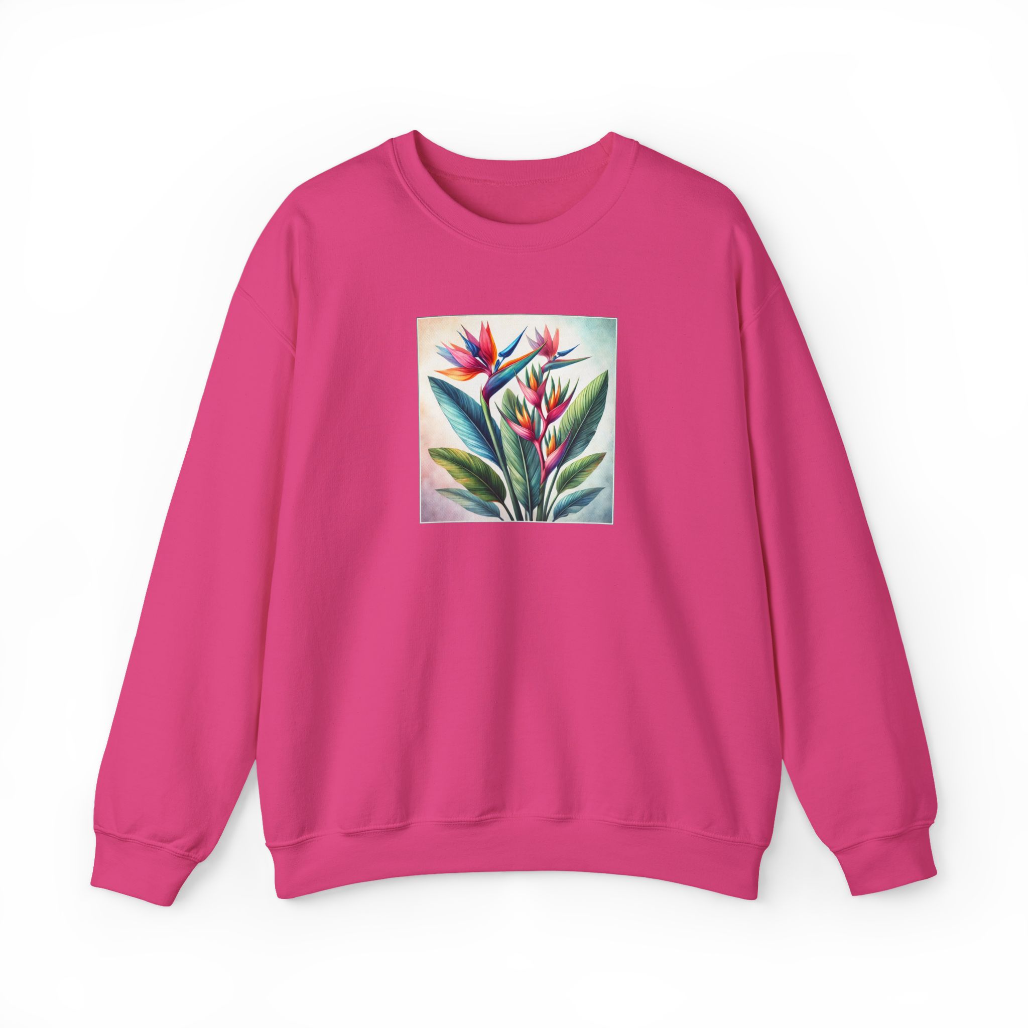 Flower sweatshirt – Tropical sweatshirt – Boho Flower sweater nature print - Image 30