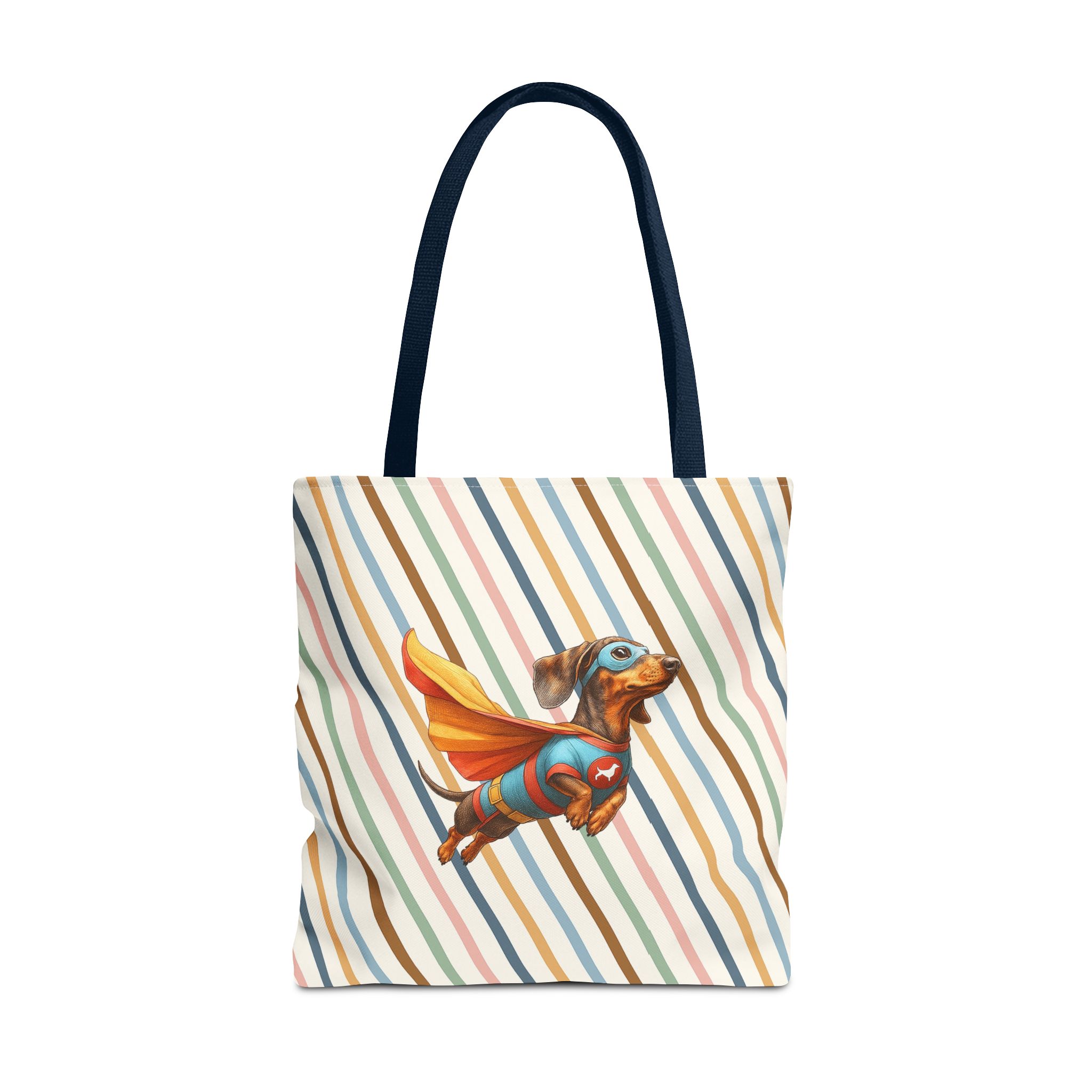Funny canva tote bag Superhero cute tote bag dachshund super hero shoulder bag fantasy gift dog purse - Image 29