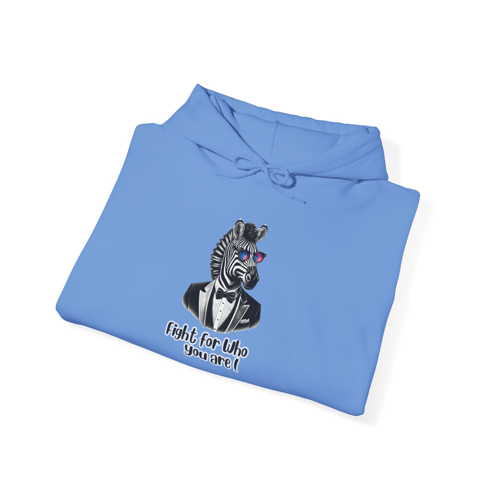 Motivational Hoodie cool vintage Graphic sweater zebra design comfy Hoodie self confidence boost Cool animal clothing - Imagen 17