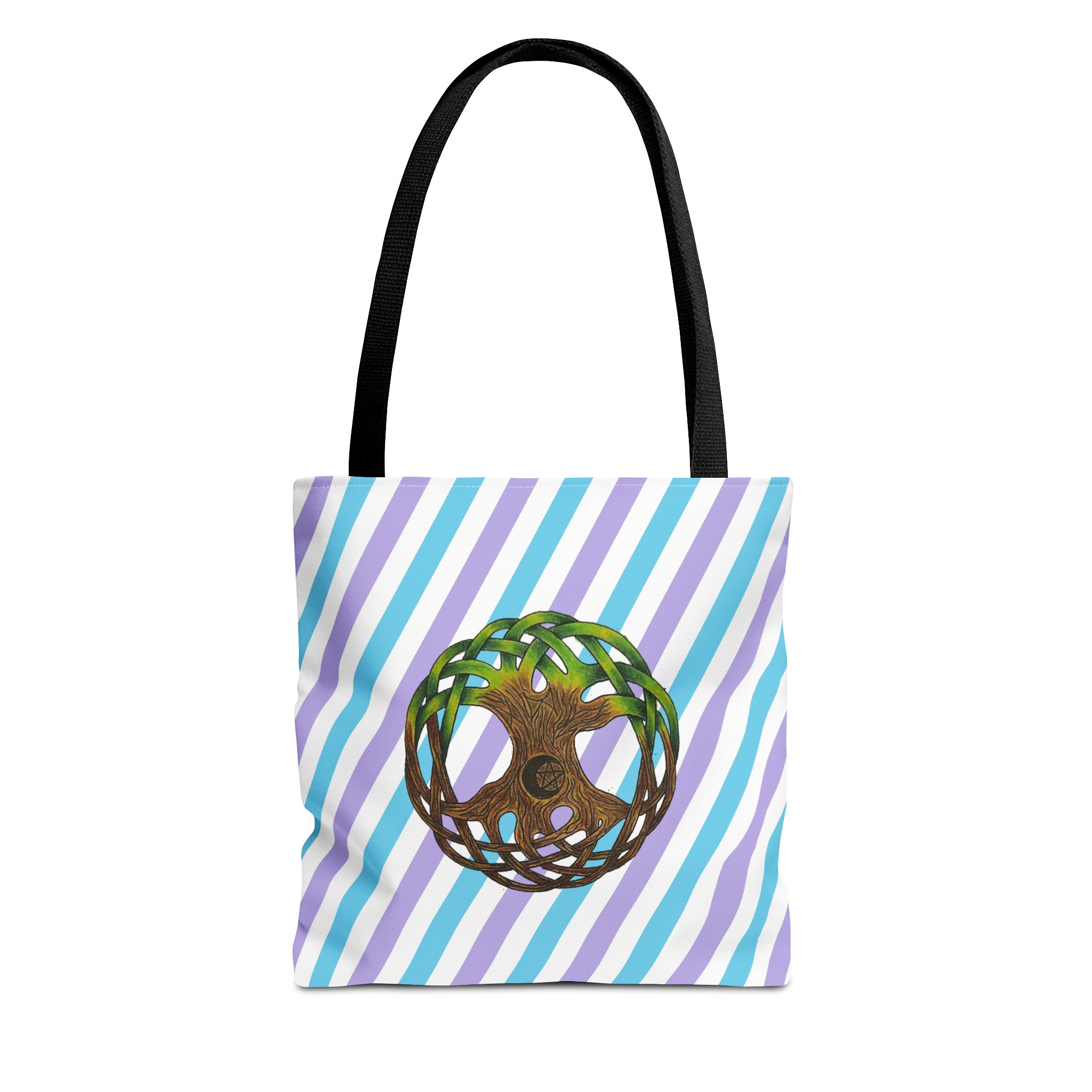 Canvas tote bag Dive into Dream Worlds Surrealist Tree Art shoulder bag with Unique Artist cute tote bag
