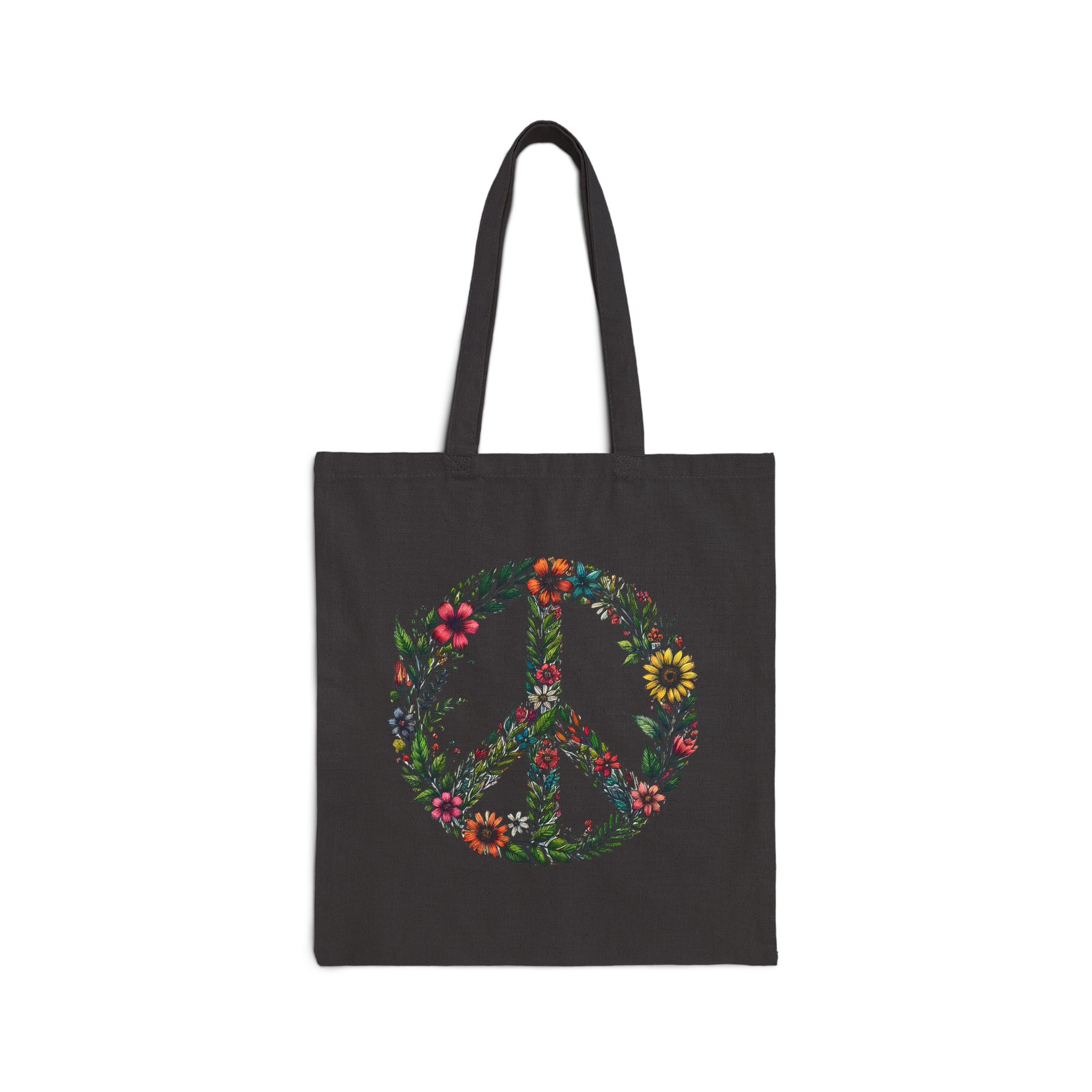 Peace and Love tote bag positive vibes and dreamy vintage look - Image 5